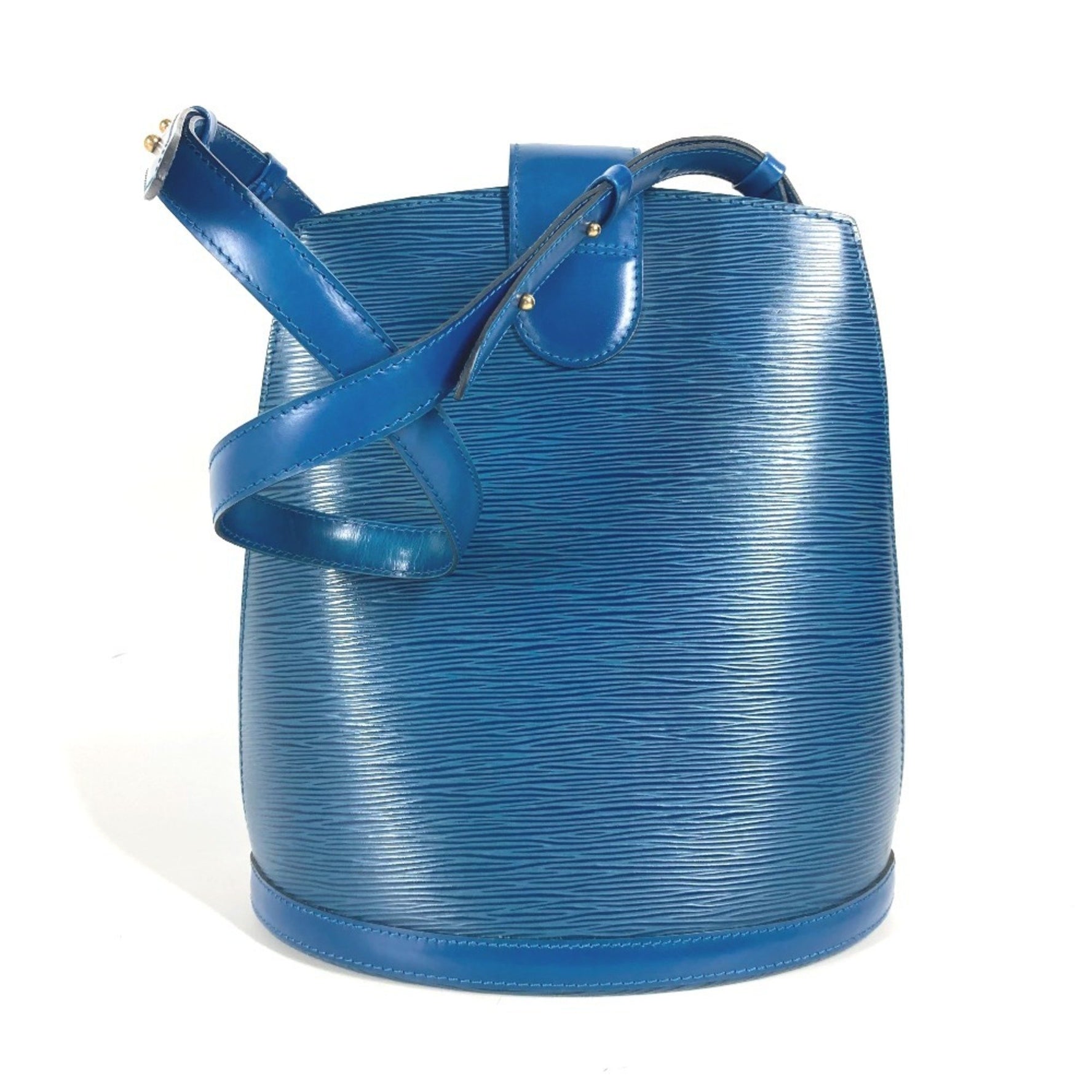 Louis Vuitton Epi Cluny Shoulder Bag Leather Toledo Blue