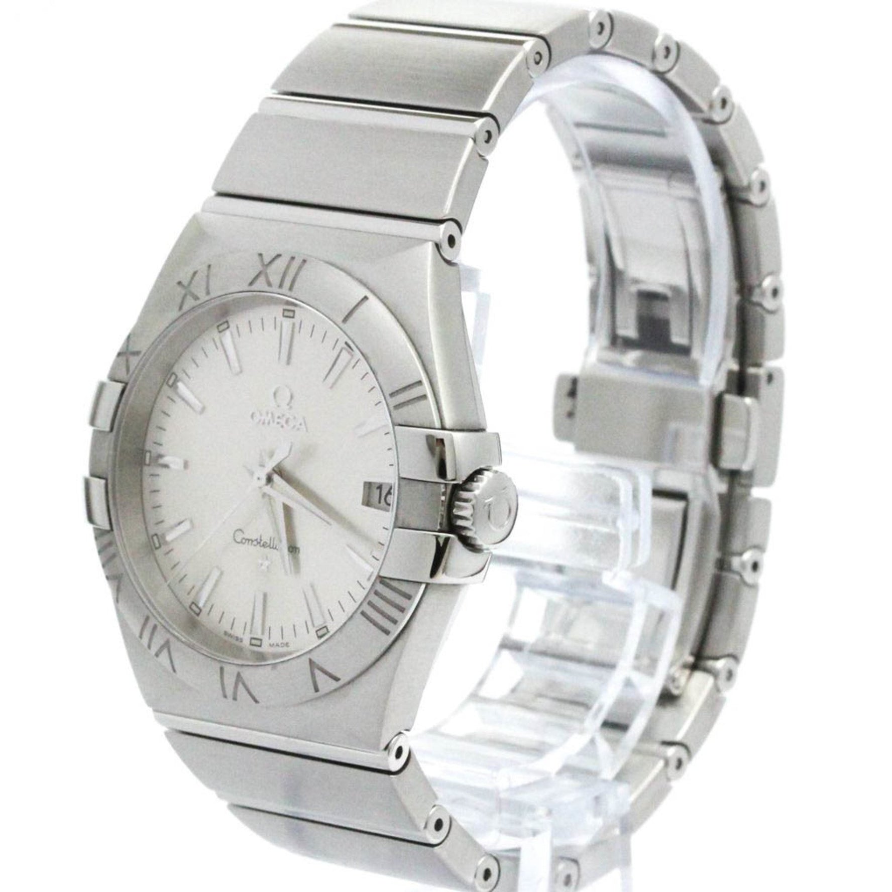 Polished OMEGA Constellation Steel Quartz Watch 123.10.35.60.02.001 BF581033