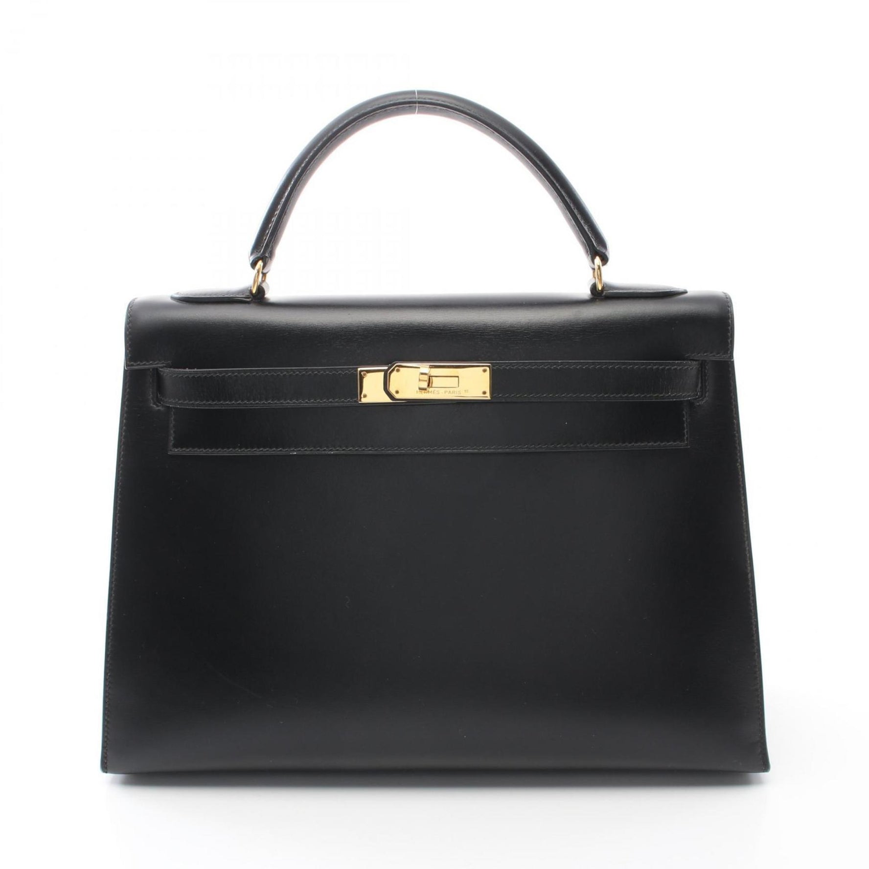 Hermes Kelly 32 handbag in calf leather (cowhide) box