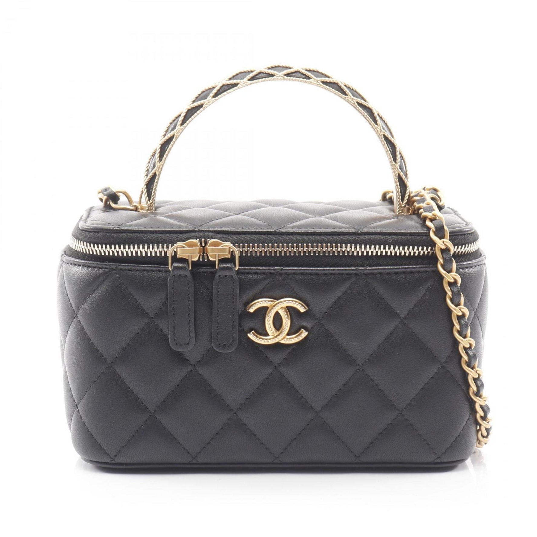 CHANEL Matelasse Shoulder Bag, Lambskin Leather