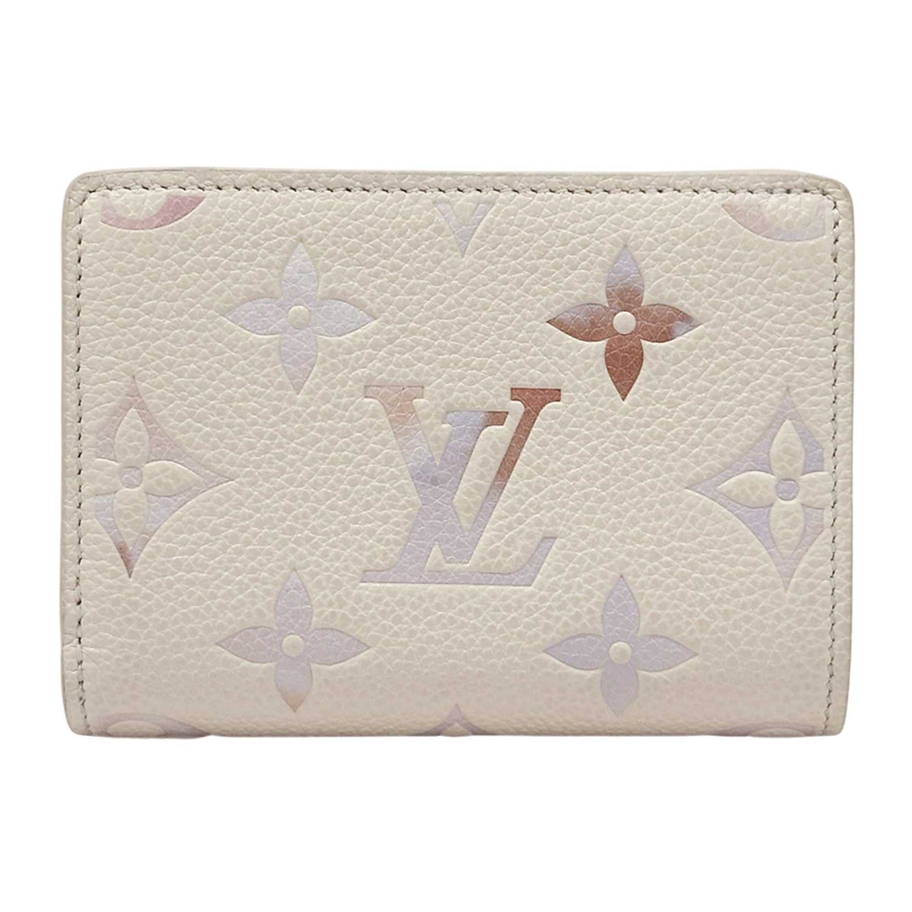 Louis Vuitton Monogram Empreinte Bifold Wallet, Portefeuille Claire, Dream Pink Compact Mini Wallet