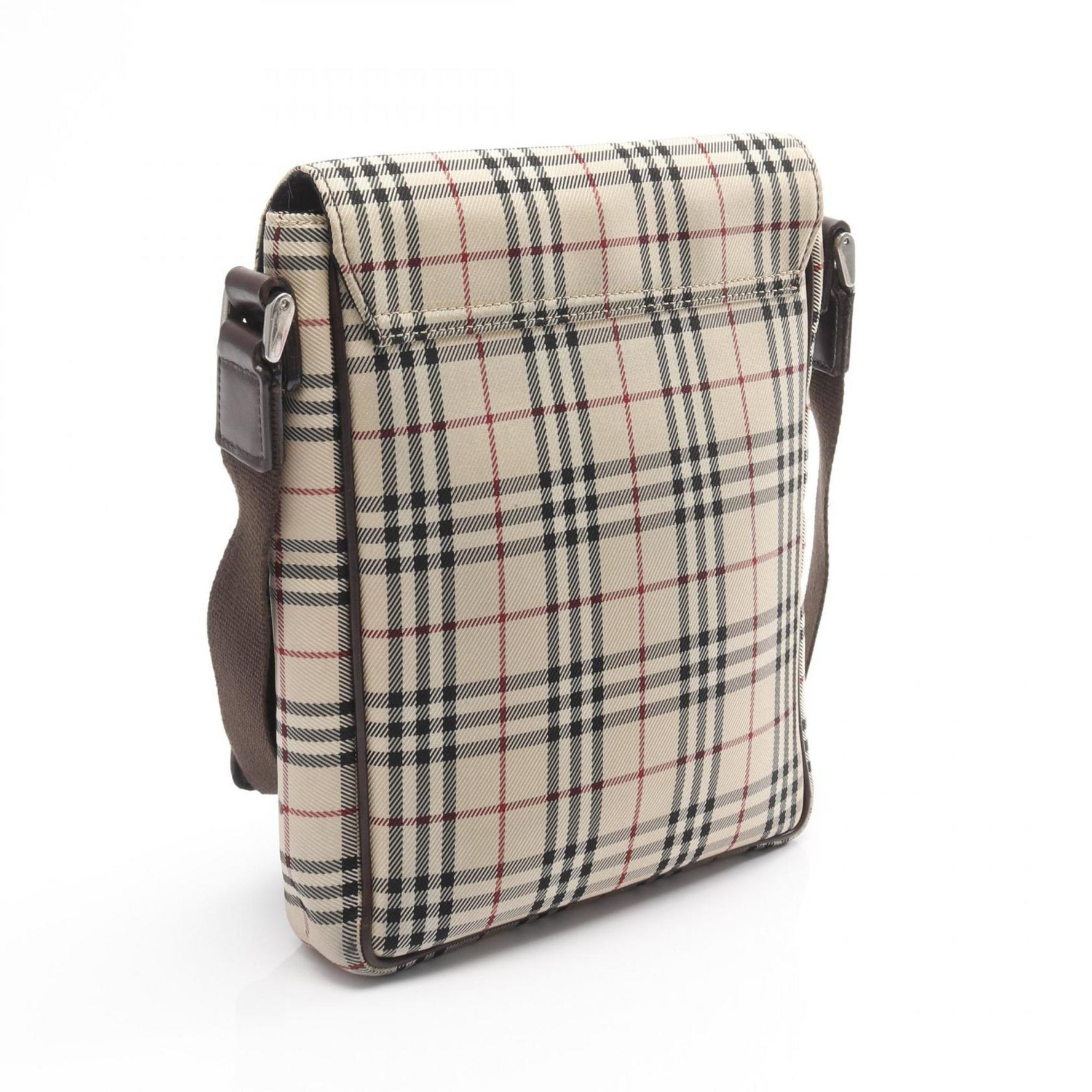Burberry Nova Check Shoulder Bag, Canvas and Leather, Beige, Multicolor