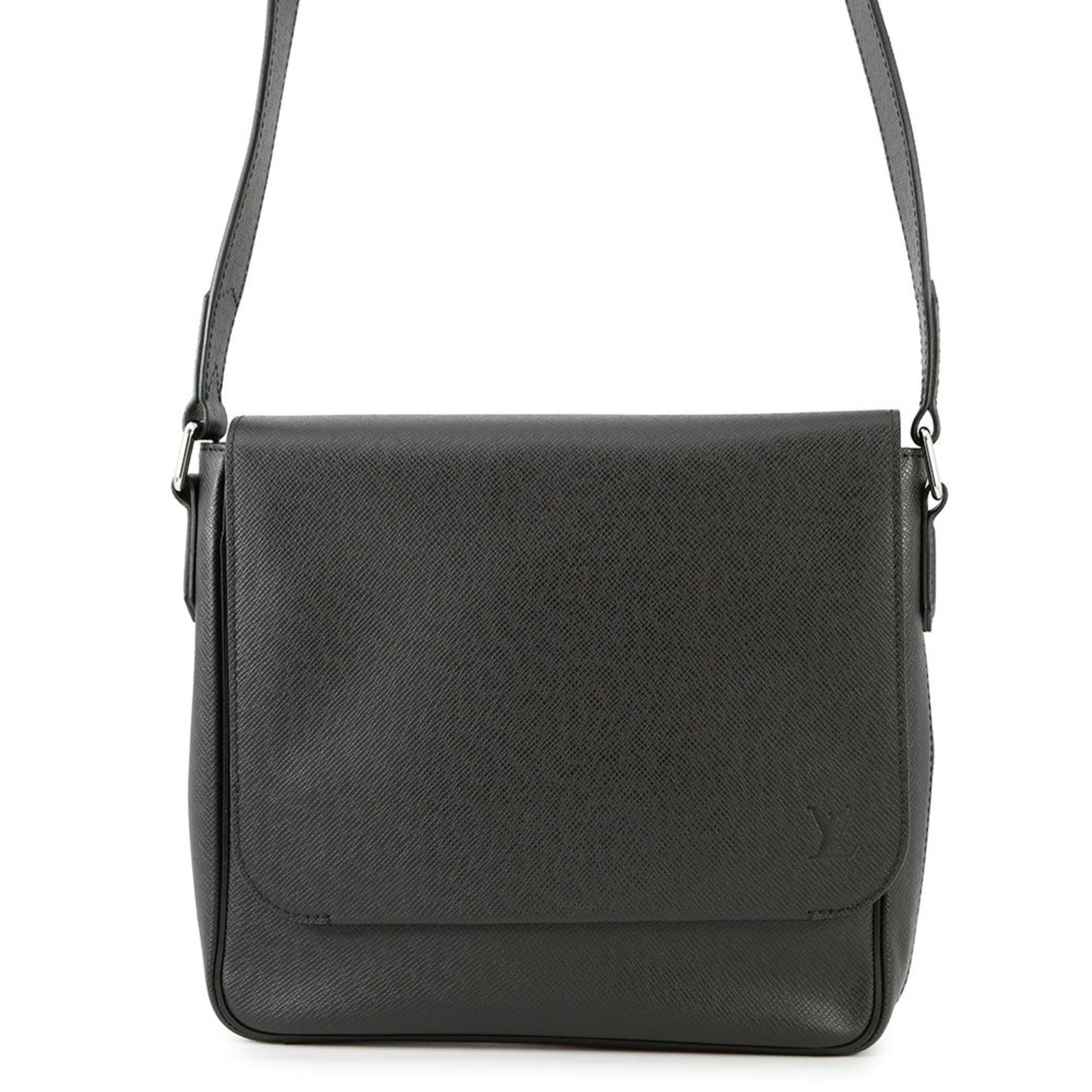 Louis Vuitton Taiga Roman PM Shoulder Bag LOUIS VUITTON Black