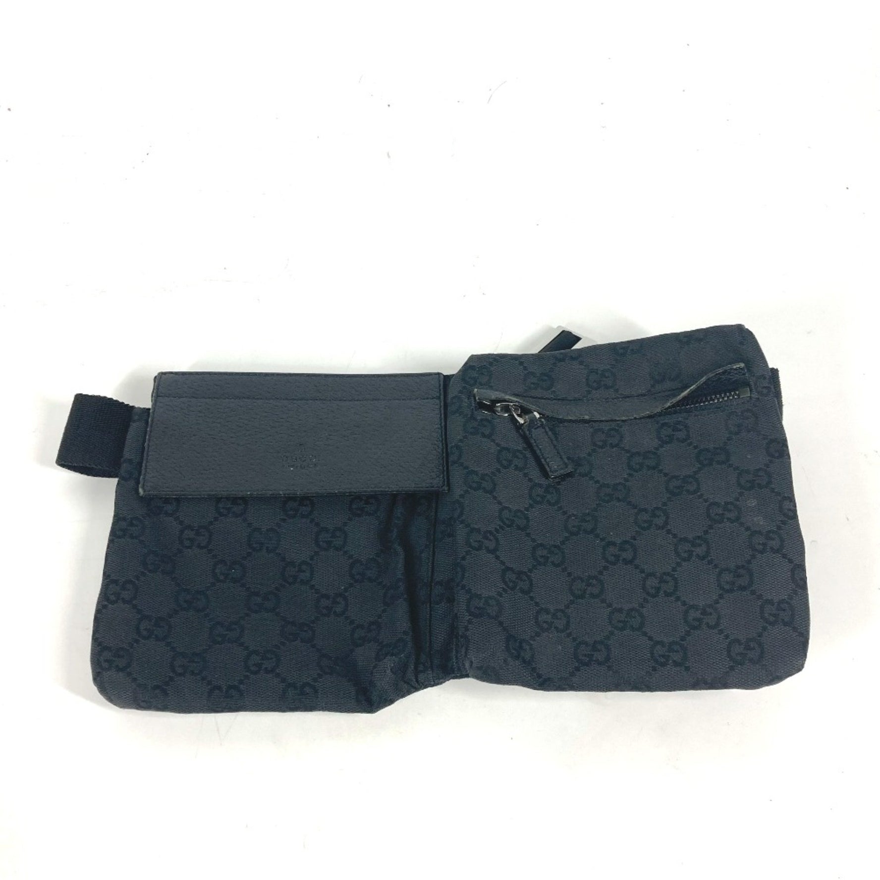 Gucci GGCanvas Body bag  waist pouch  bag Waist Pouch Black
