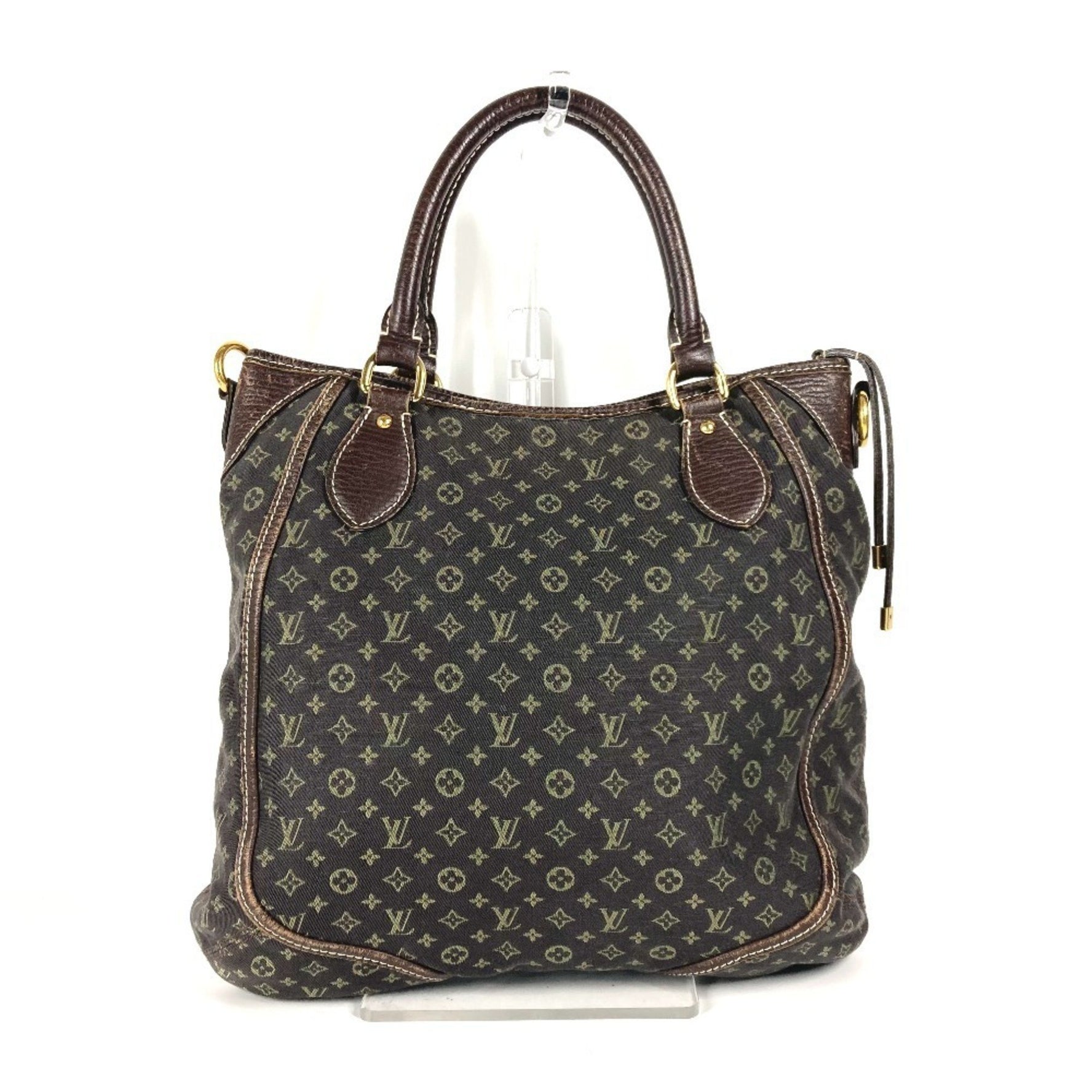 Louis Vuitton Monogram Mini Lin Besace Anjou bag Handbag Crossbody Shoulder Canvas