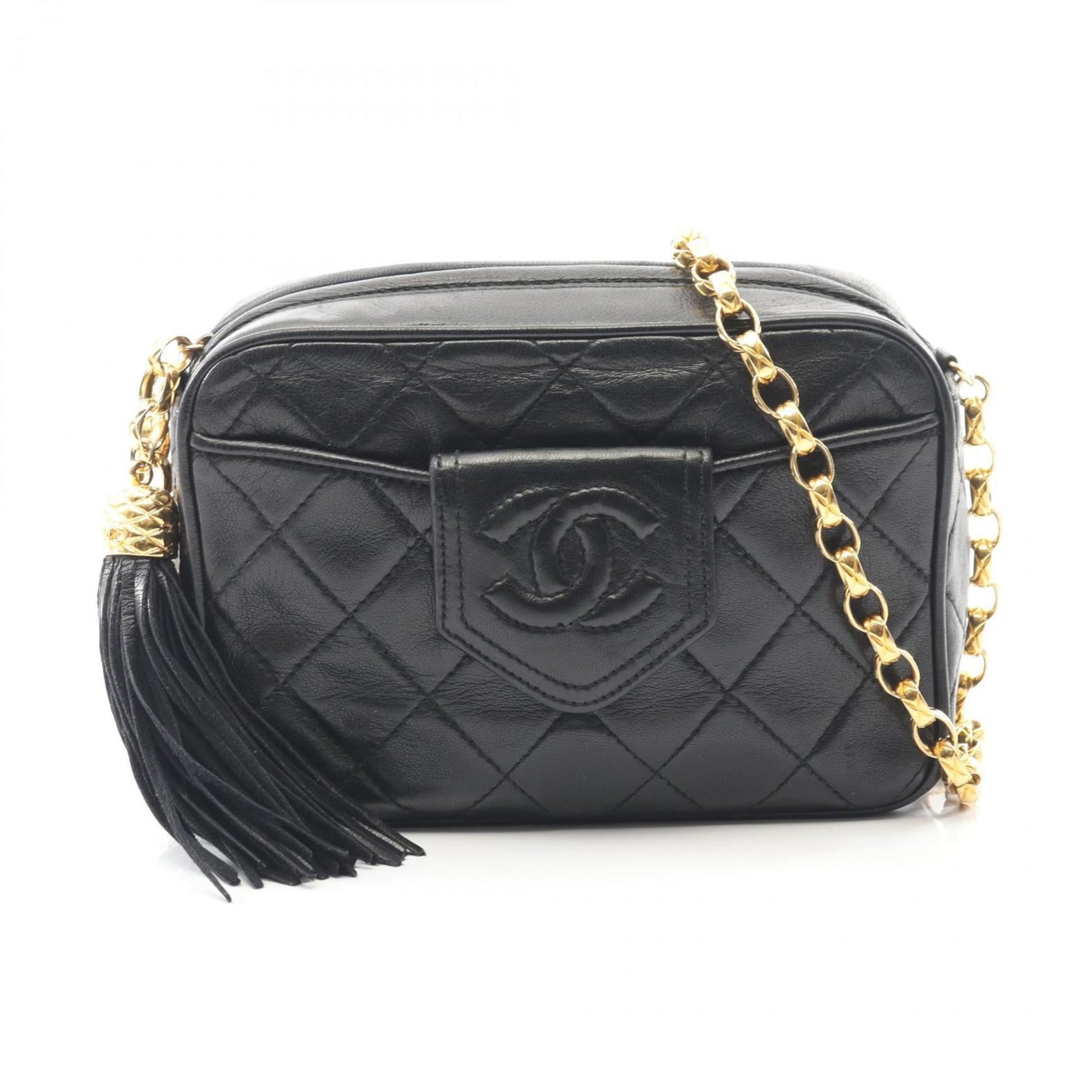 CHANEL Matelasse Shoulder Bag, Lambskin Leather