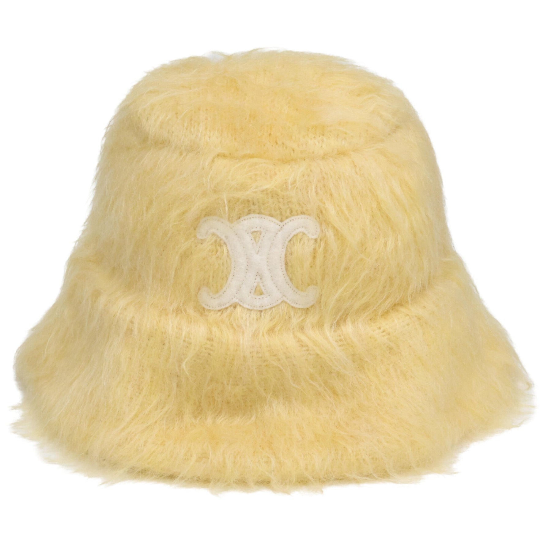 CELINE Triomphe Brushed Mohair Bucket Hat