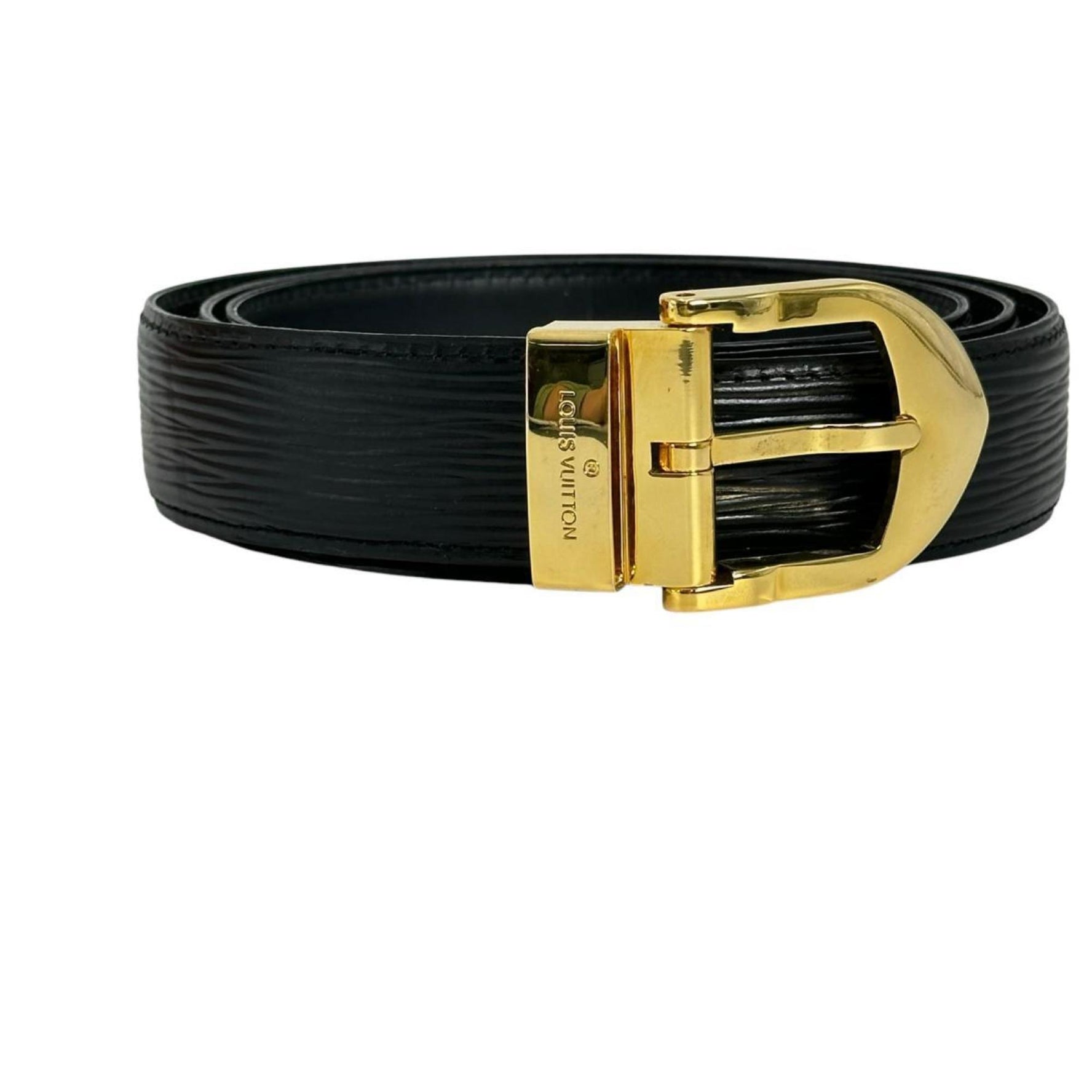 Louis Vuitton Epi Santur Classic Leather Belt