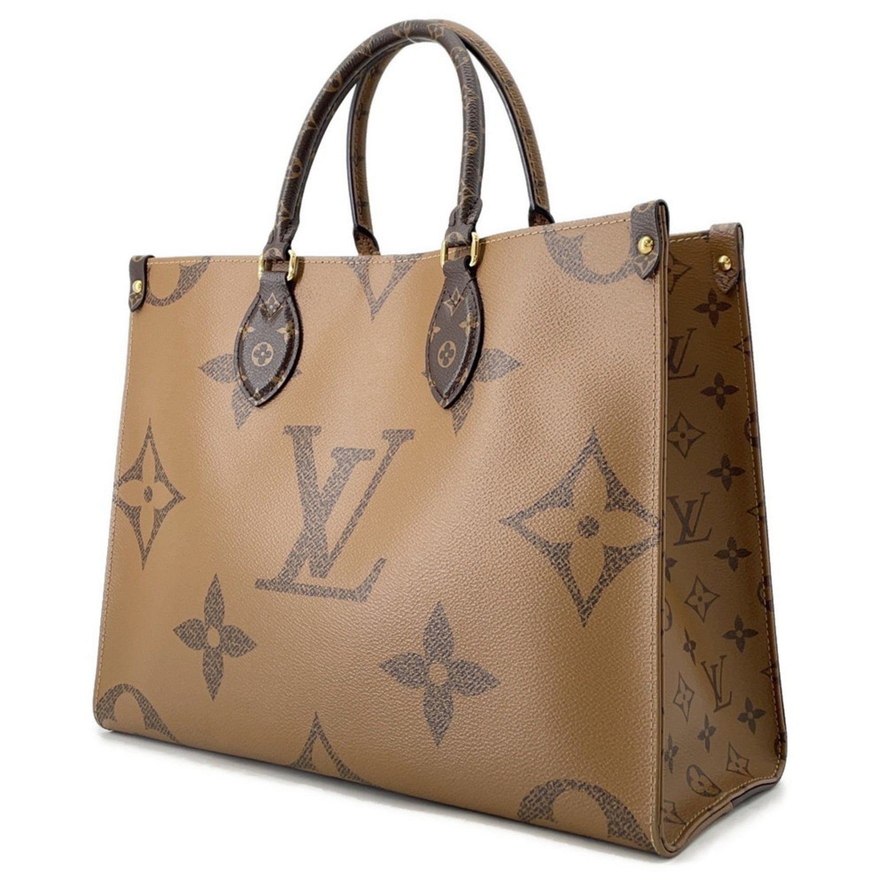 Louis Vuitton Monogram Shoulder Bag, Reverse, Giant On-the-Go MM