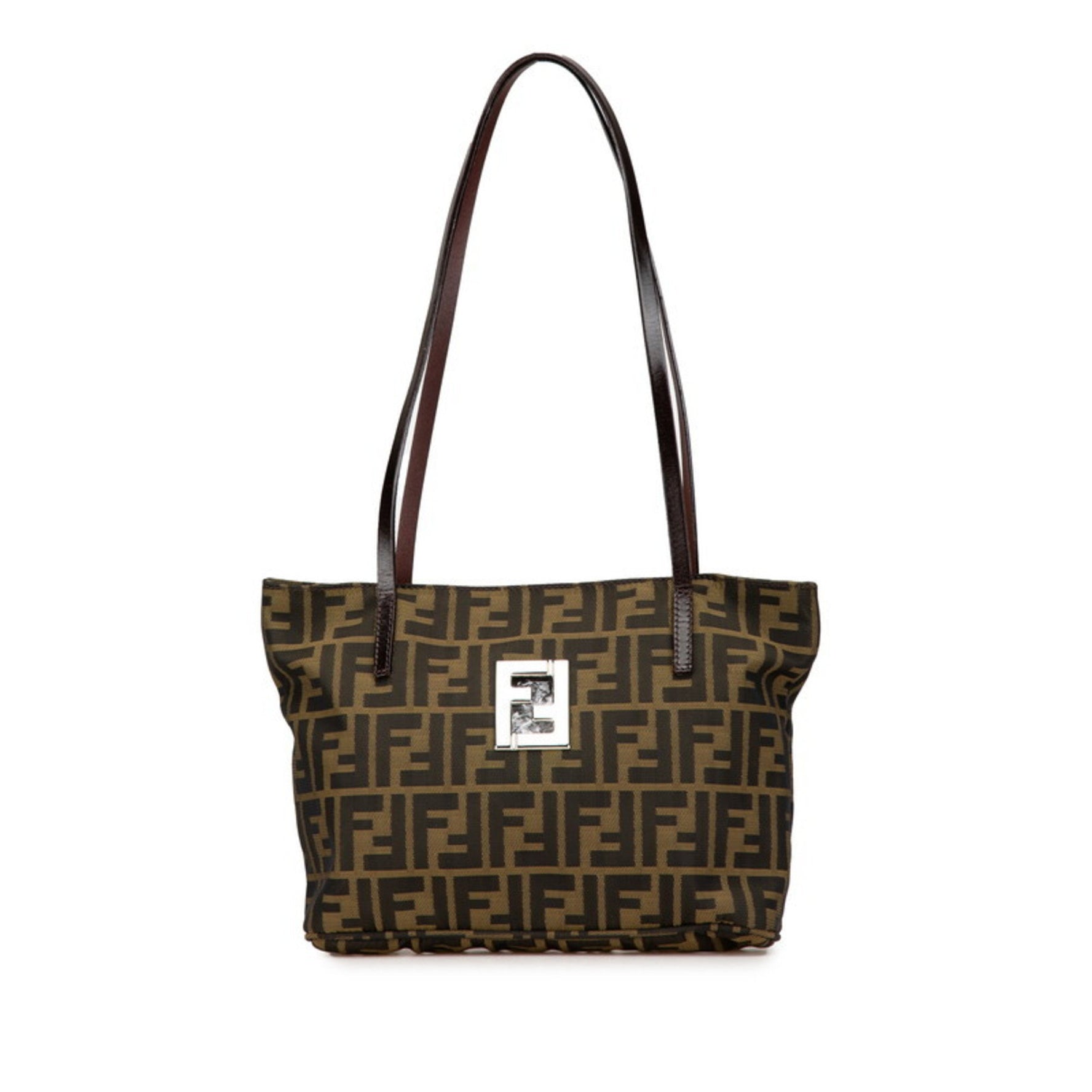 Fendi Zucca Tote Bag Nylon and Leather
