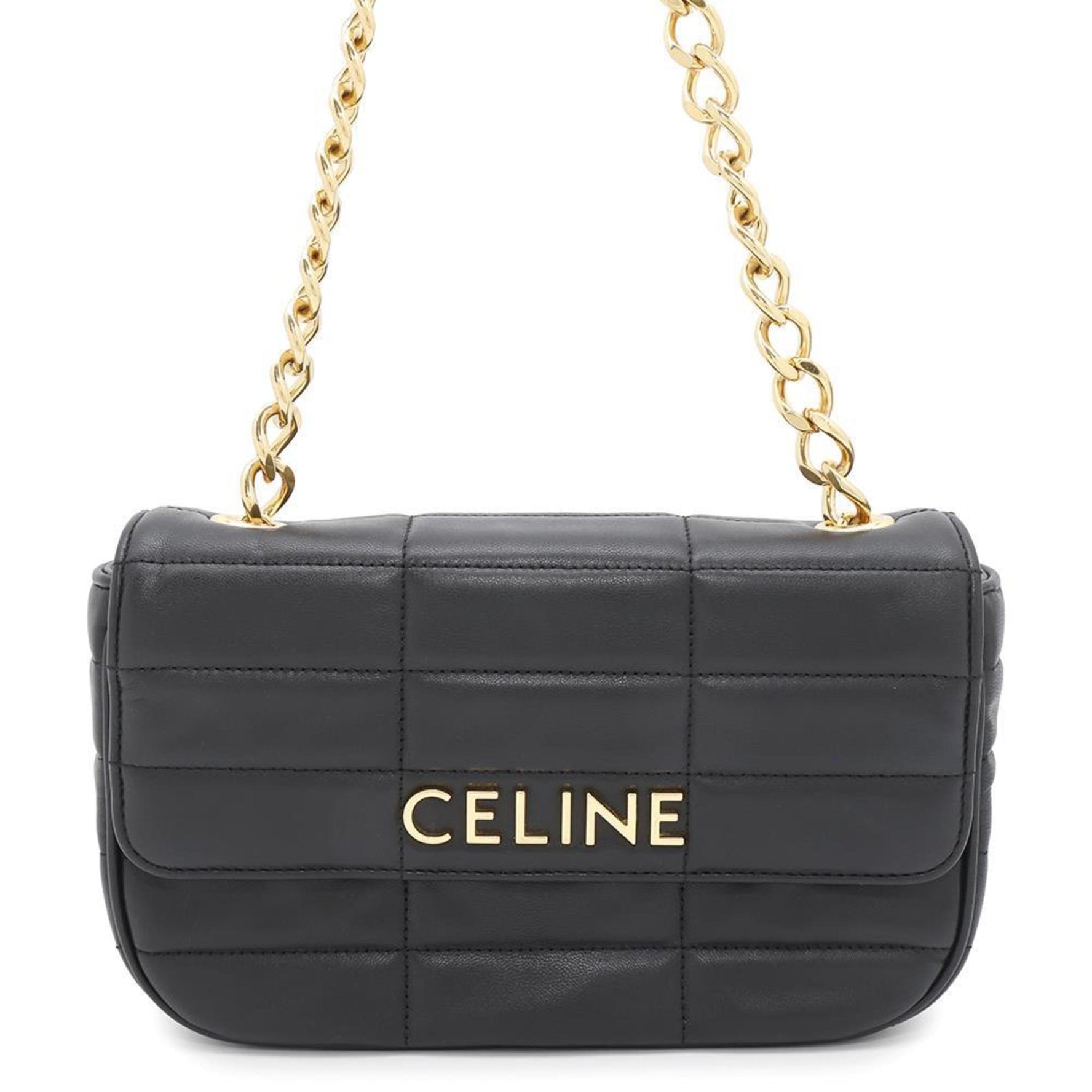 CELINE Chain Shoulder Bag Monochrome