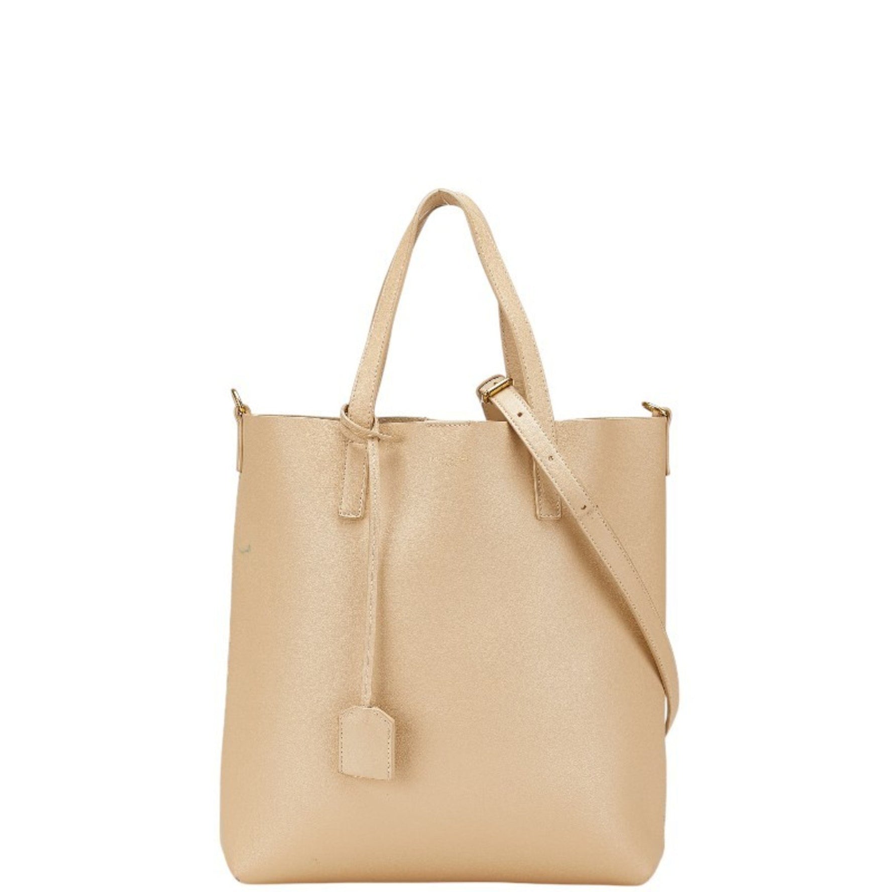 Saint Laurent Toy Handbag Shoulder Bag Beige Leather Women's SAINT LAURENT