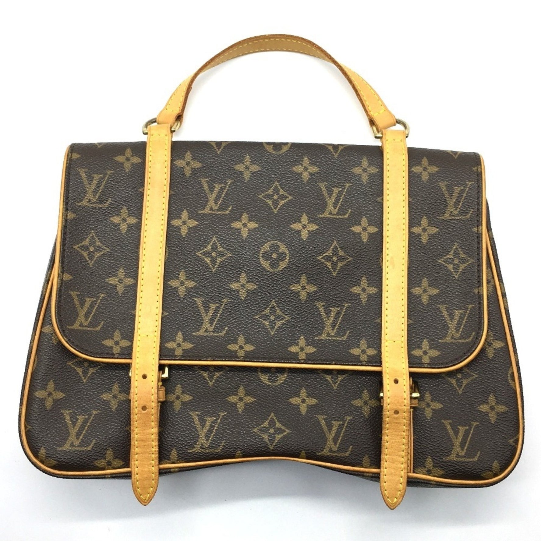 Louis Vuitton Monogram Marel Sac Ado Satchel Bag, backpack in canvas