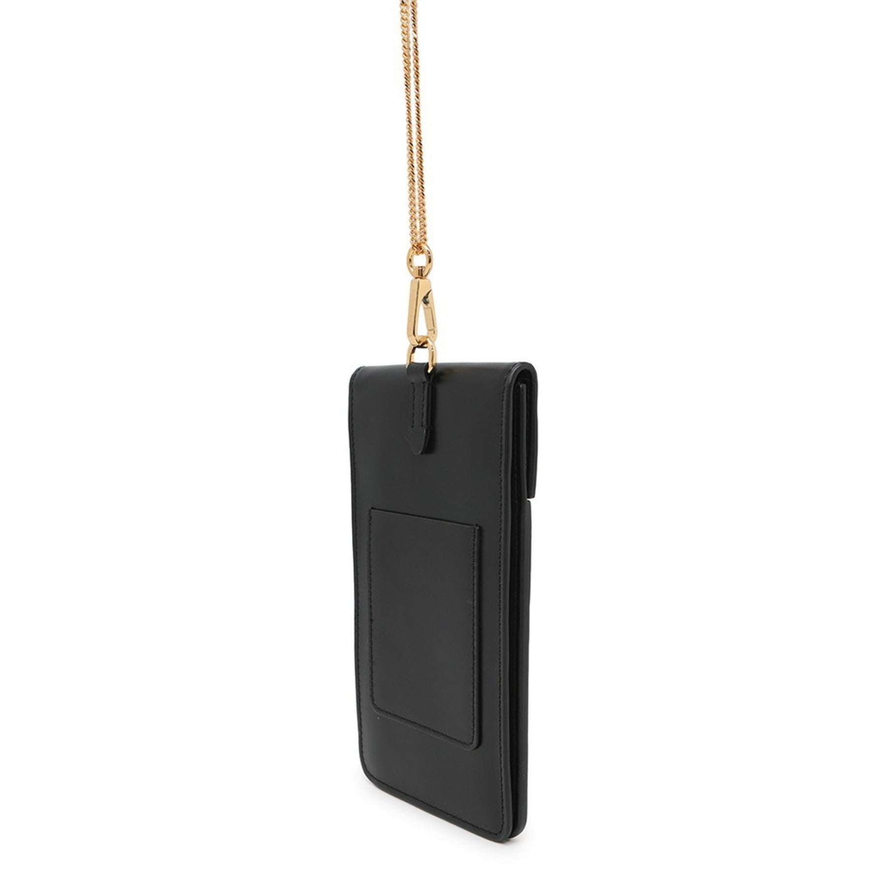 Burberry Chain Shoulder Bag Phone Pouch Leather