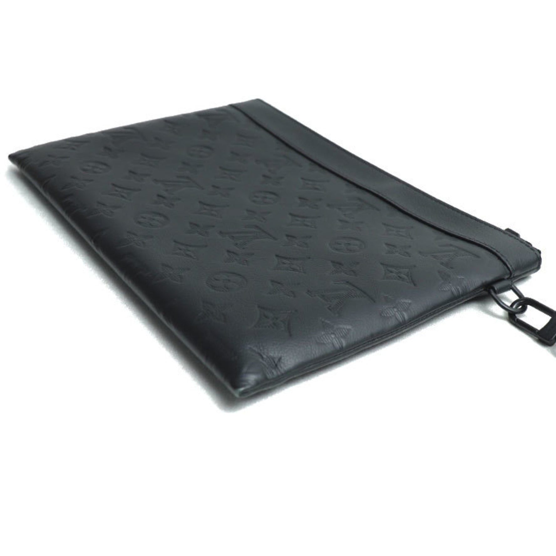 Louis Vuitton Pochette To Go Clutch Bag Monogram Shadow