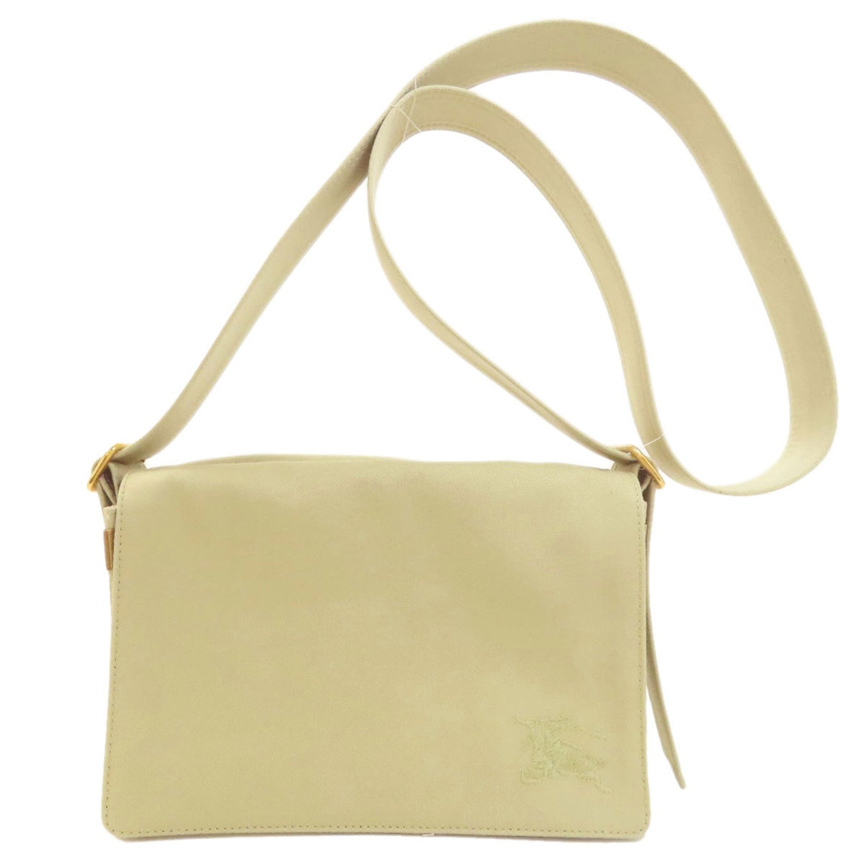 Burberry logo shoulder bag canvas