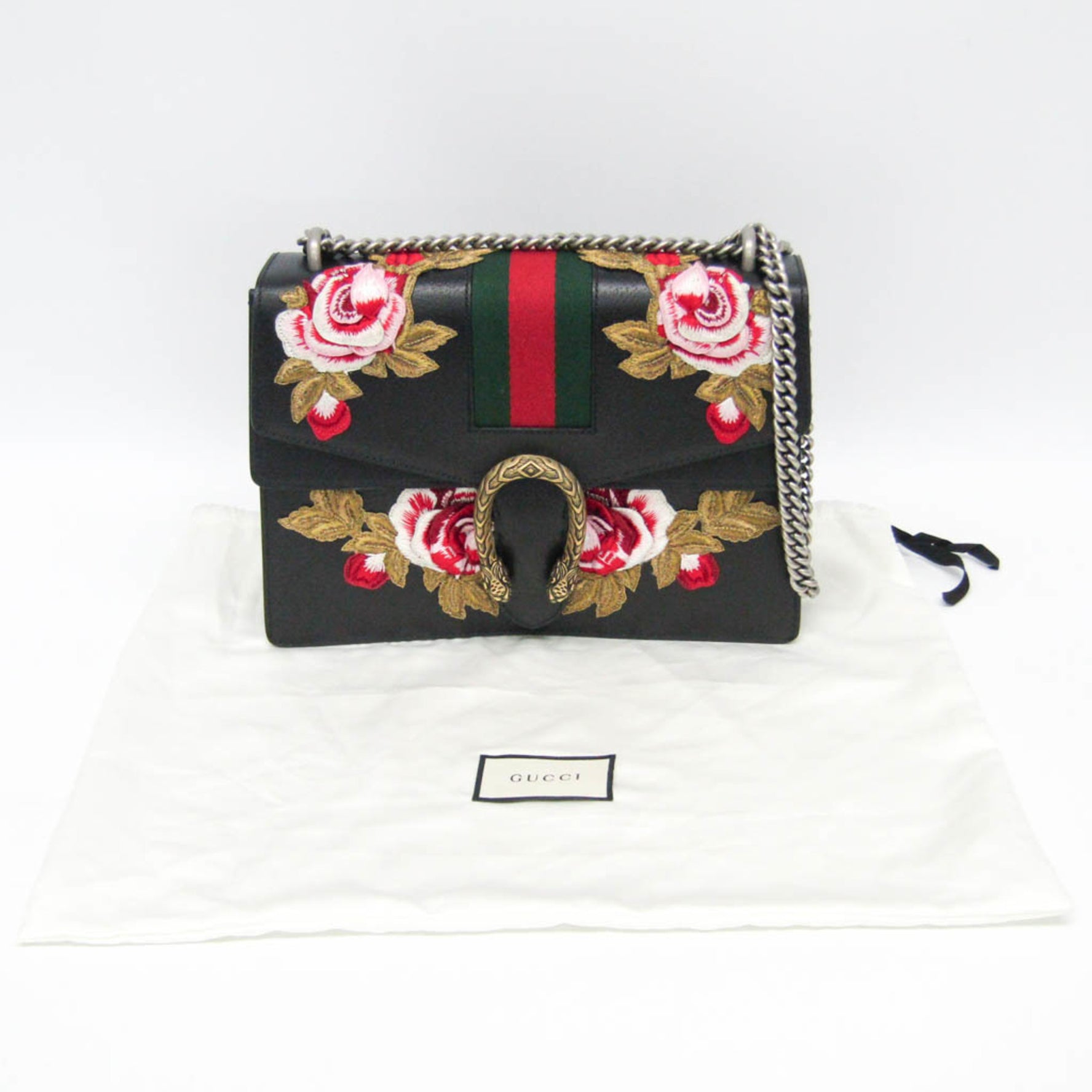 Gucci Dionysus Flower Leather Shoulder Bag