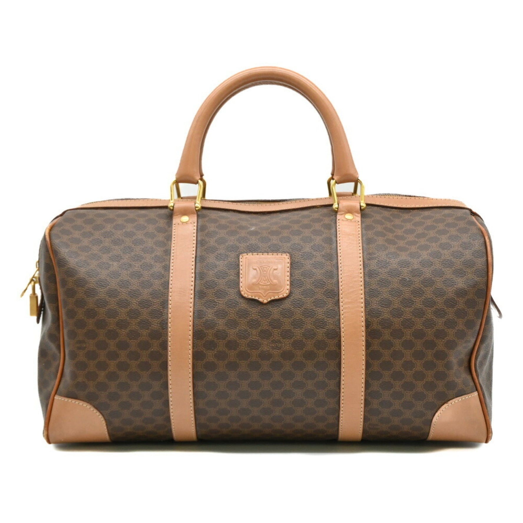 CELINE Macadam Boston Bag Leather