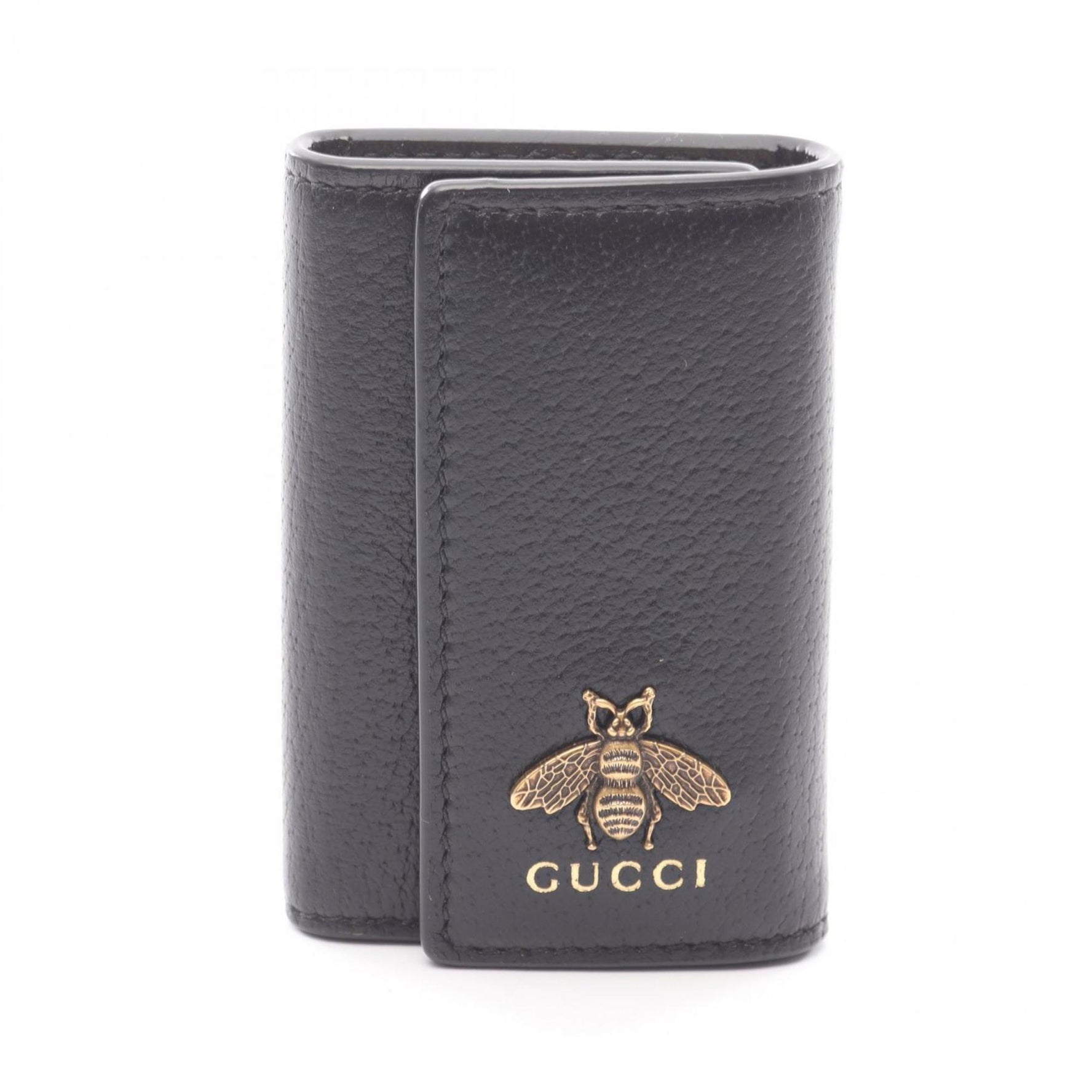 Gucci Animalier Bee Key Case, Leather, Men's/Women's