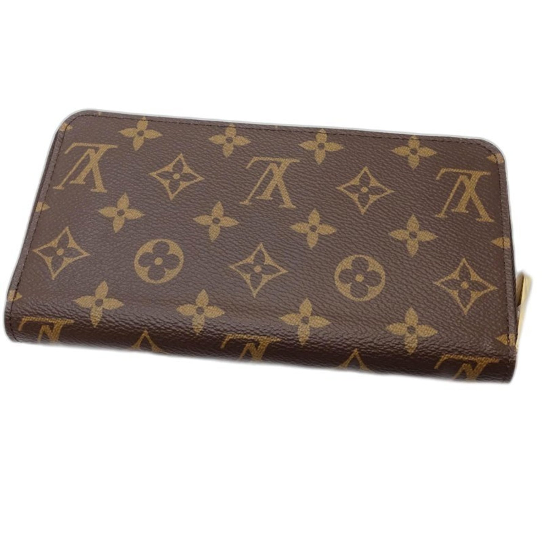 Louis Vuitton Monogram Long Wallet Zippy Brown