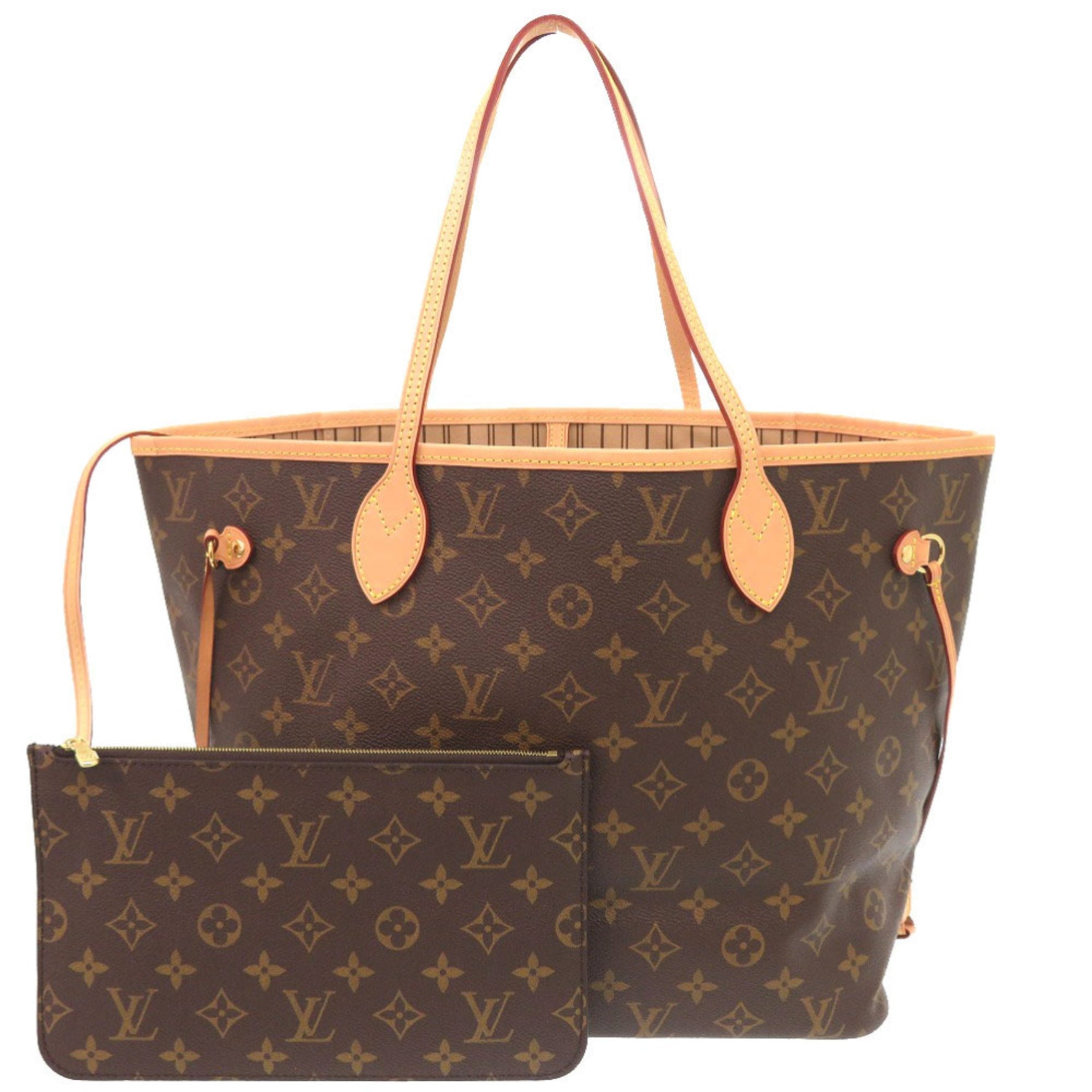 Like new Louis Vuitton Neverfull MM Monogram Tote Bag LV 2117 LOUIS VUITTON