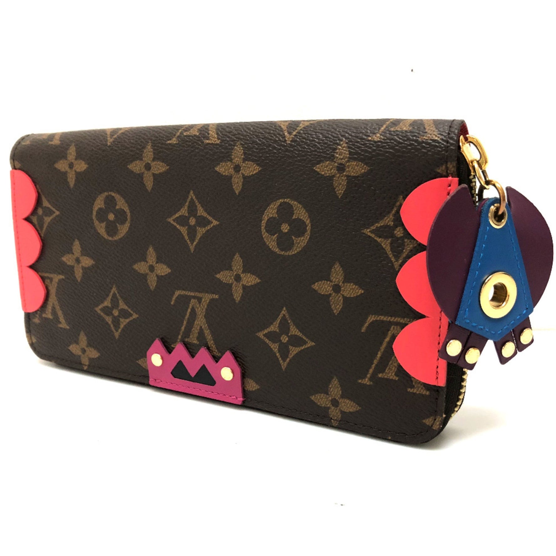 Louis Vuitton Monogram Long Wallet Flamingo