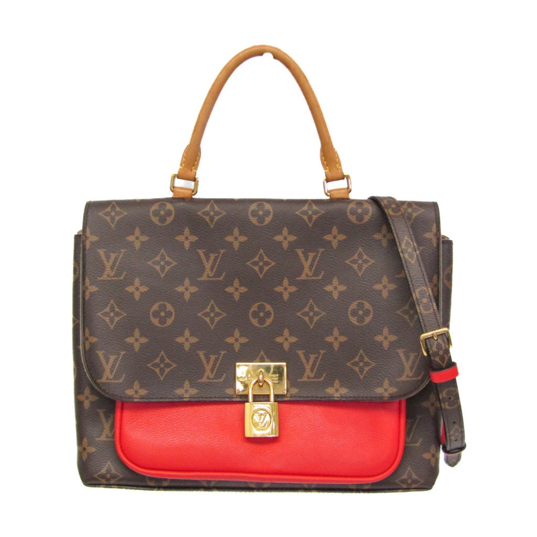 Louis Vuitton Monogram Marignan Handbag,Shoulder Bag Coquelicots,Monogram