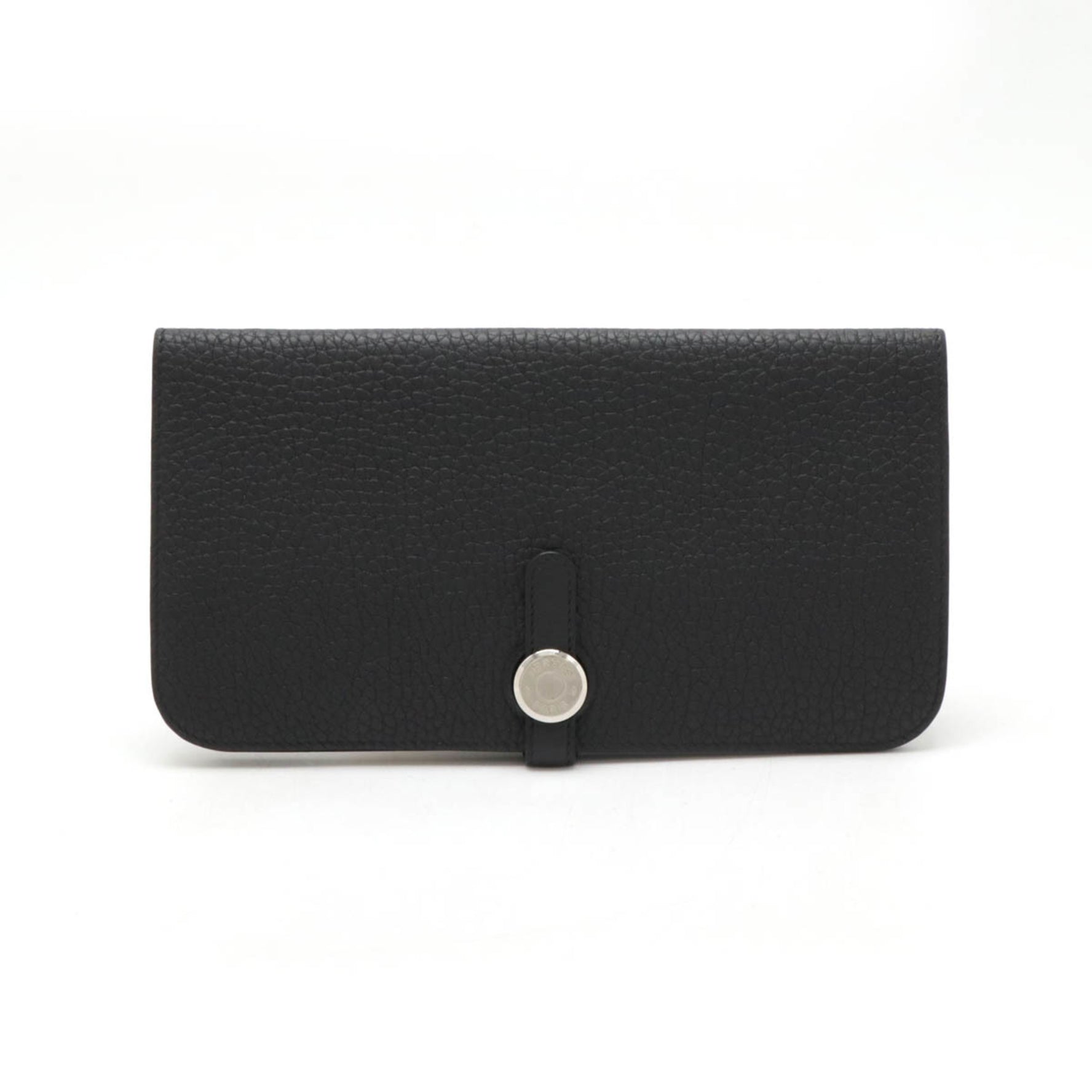 HERMES Dogon Recto Verso Long Bi-fold Wallet Togo Leather D Engraved