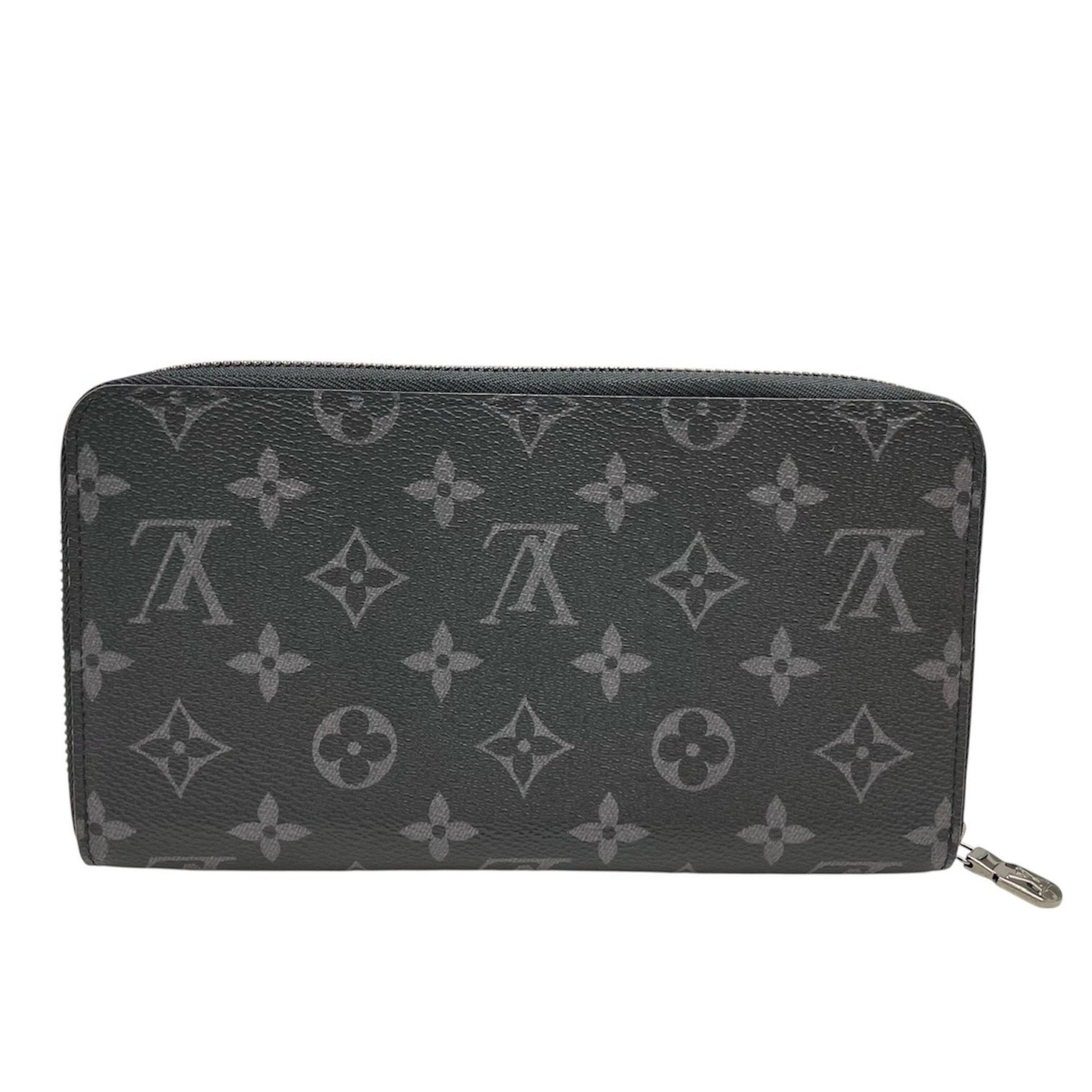 Louis Vuitton Zippy Organizer RFID Monogram Eclipse Long Wallet, Round