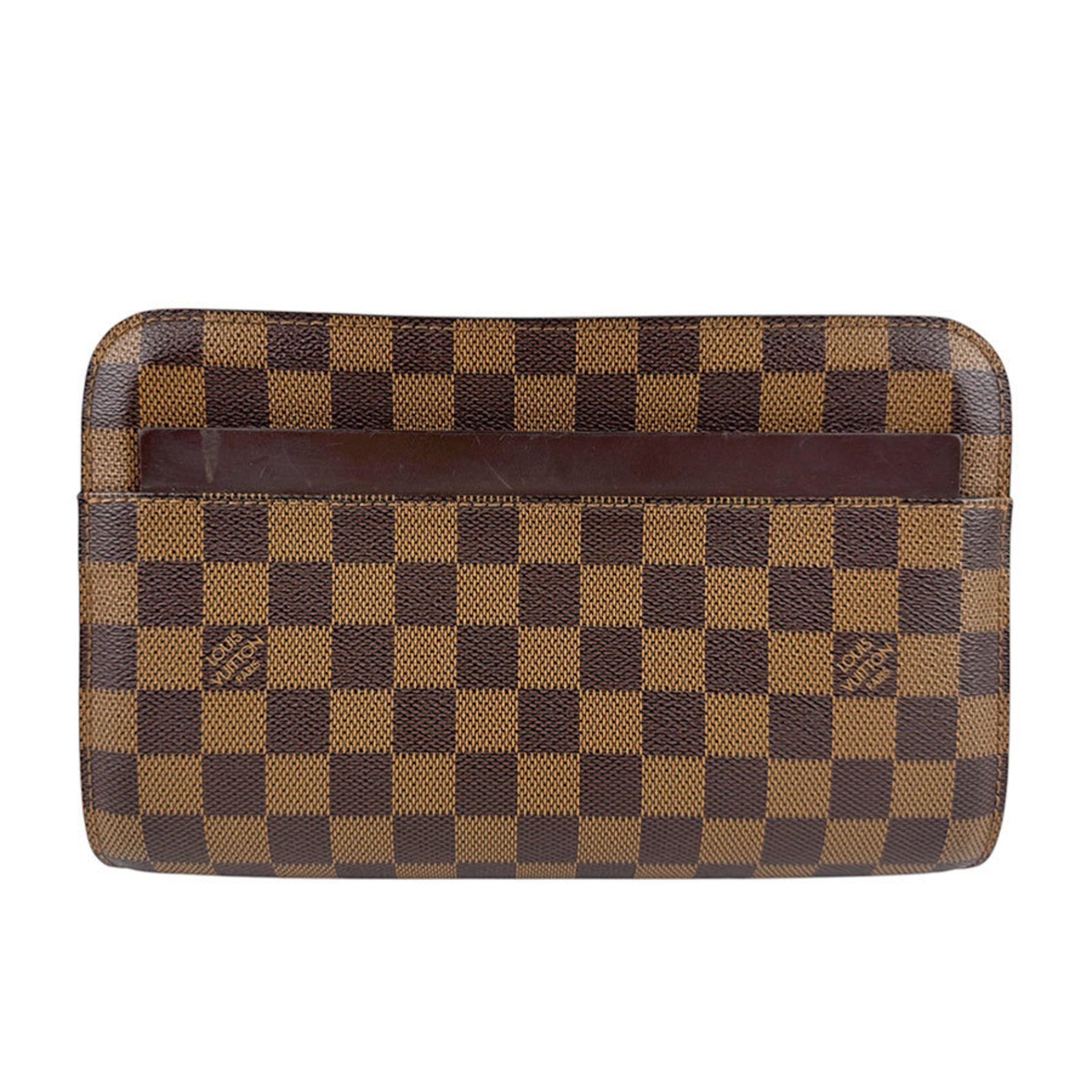 Louis Vuitton LOUIS VUITTON Second Bag Damier Saint Canvas Ebene Men's N51993 z3432