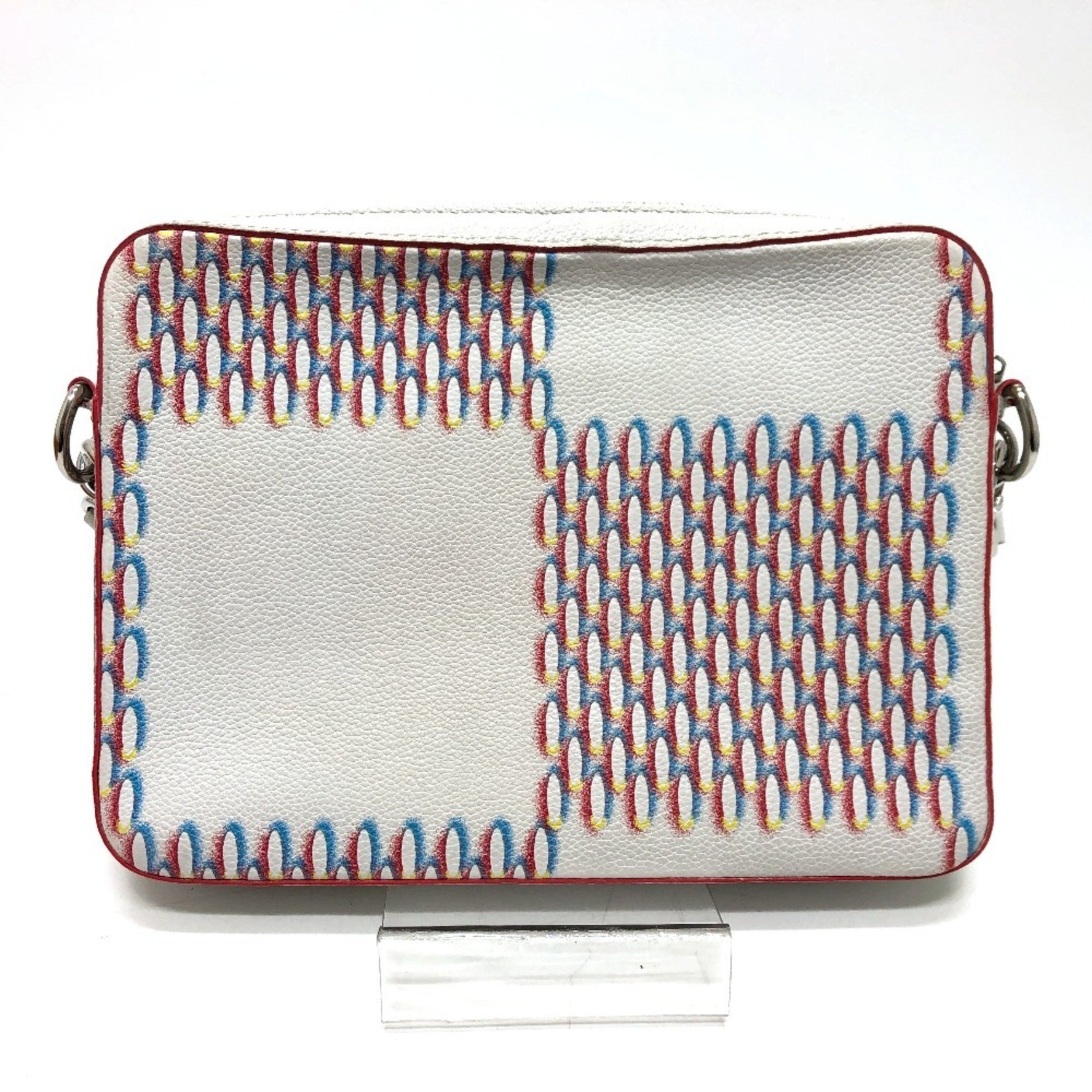 LOUIS VUITTON M20665 Damier Giant Spray Trio Messenger Shoulder Bag in Canvas, Men's, Blanc White