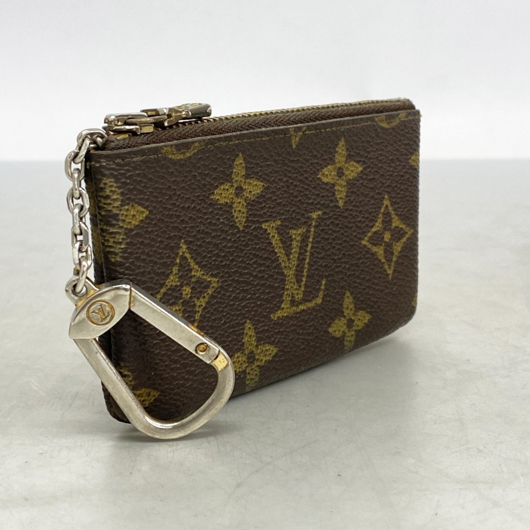 Louis Vuitton Monogram Pochette Cle Wallet/Coin Case Men's/Women's
