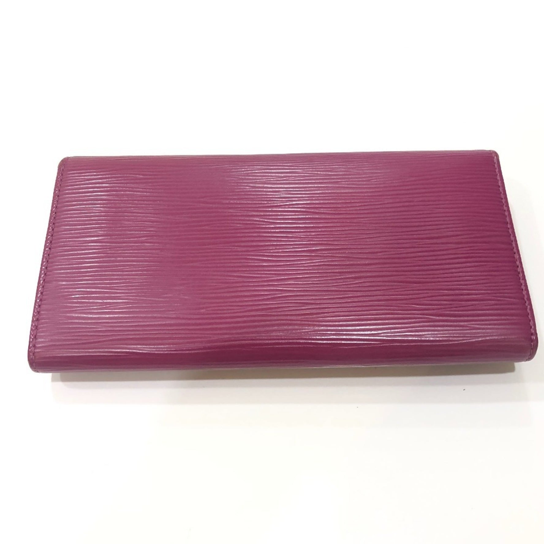 Louis Vuitton Portefeuille Sarah Long Wallet Epi Leather Fuchsia Purple