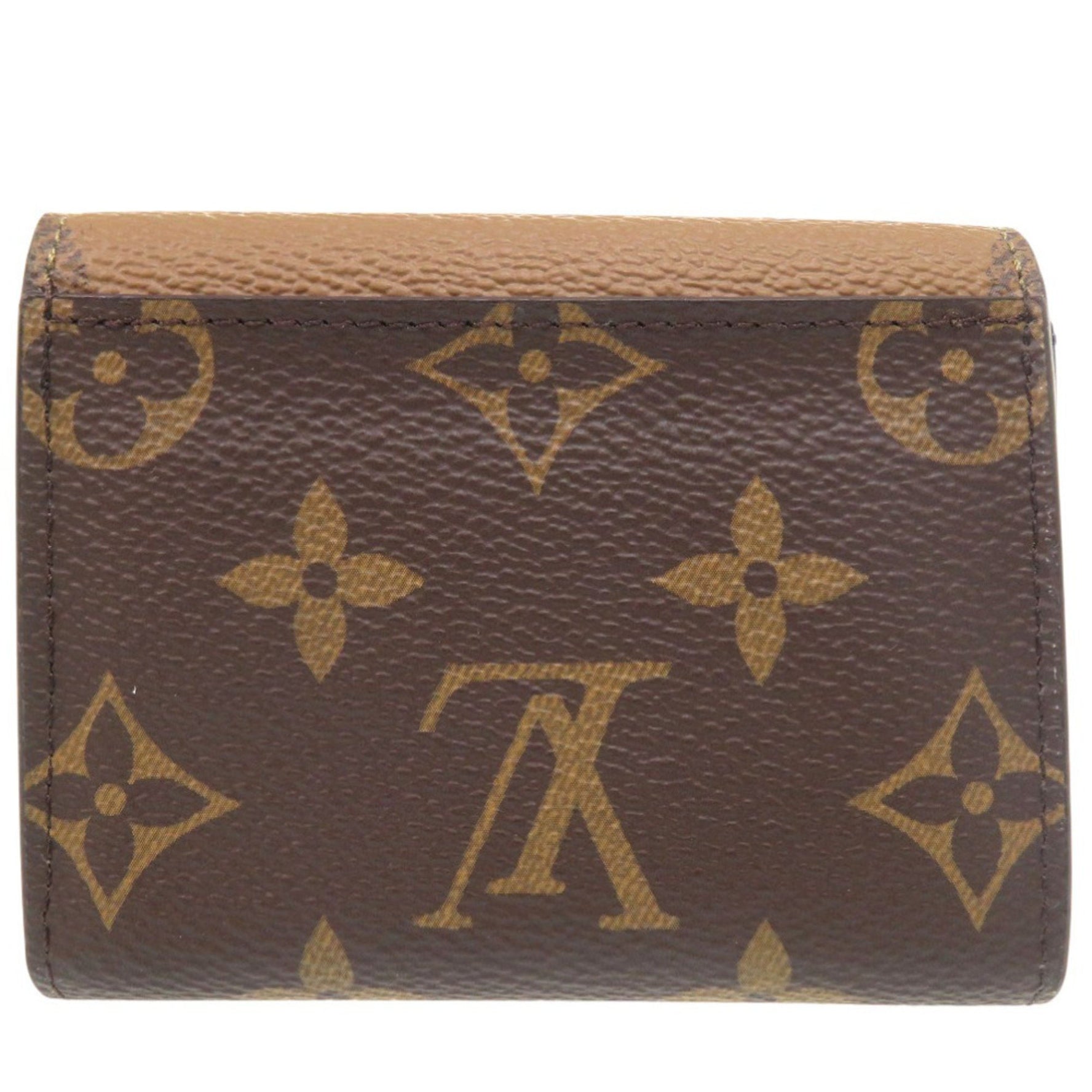Louis Vuitton Portefeuille Zoe Monogram Tri-fold Wallet Canvas Brown 1115 LOUIS VUITTON