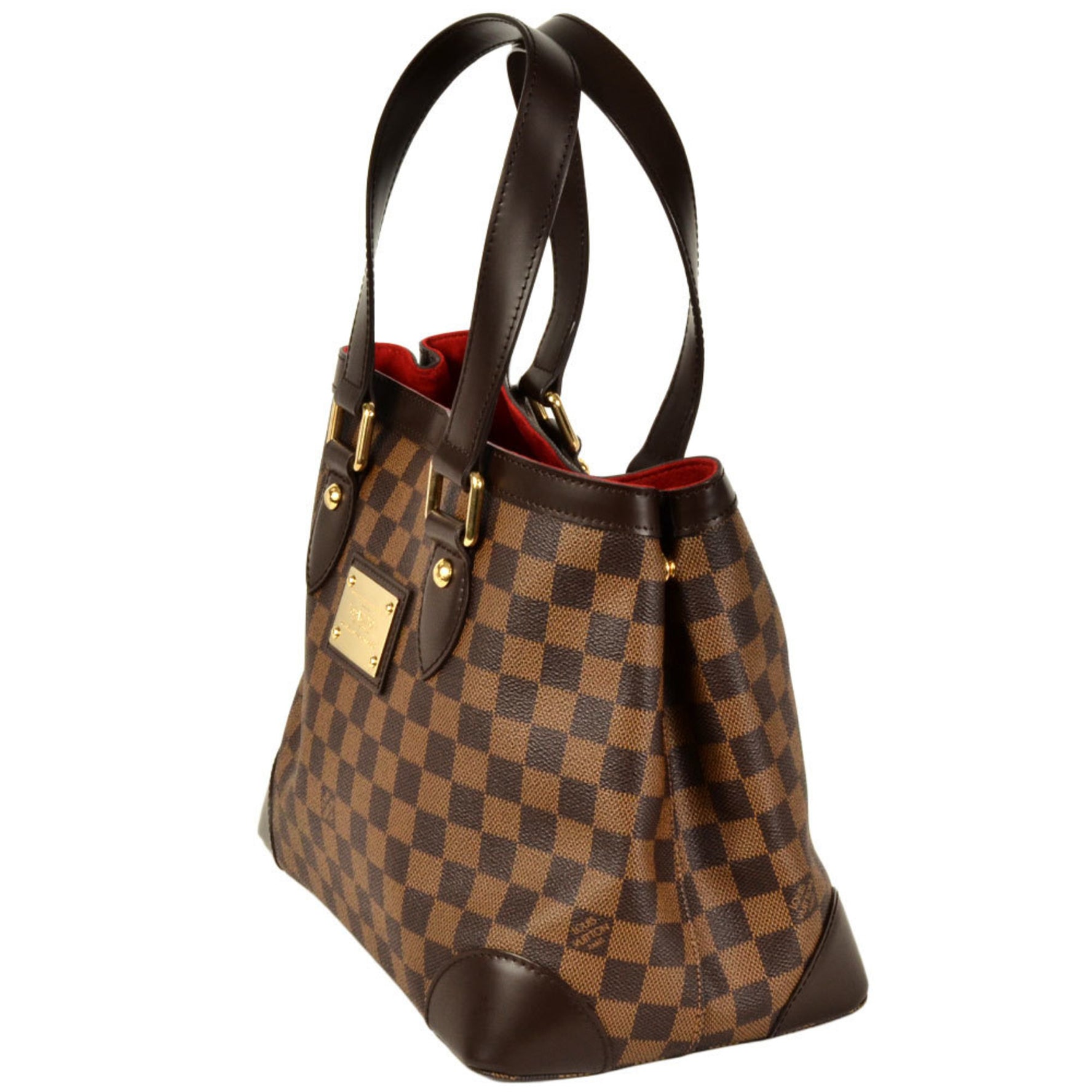 Louis Vuitton Hampstead PM Handbag Damier Ebene Tote Bag