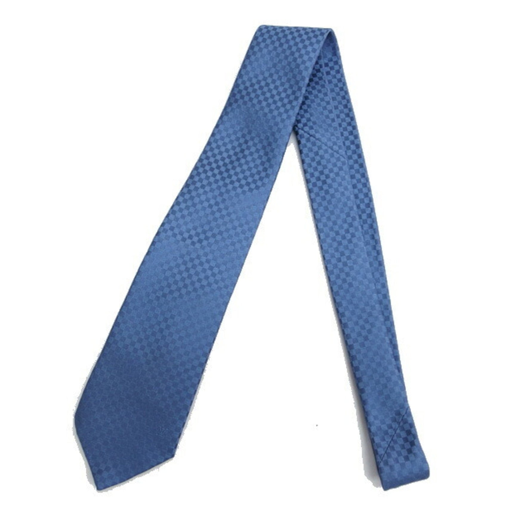 Louis Vuitton Cravate Micro Damier Silk Tie Unused