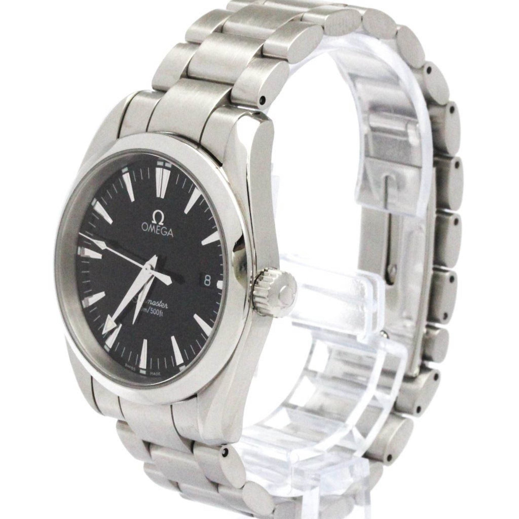 OMEGA Seamaster Aqua Terra Steel Quartz Mens Watch 2517.50 Polished