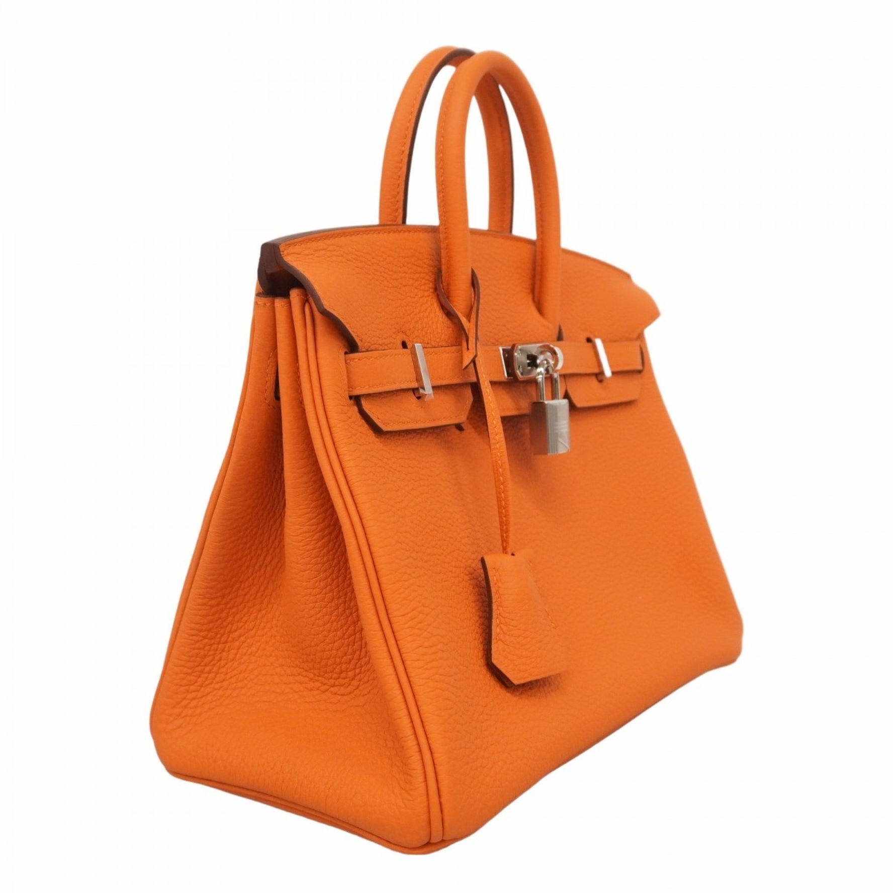 Hermes handbag Birkin 25 Togo orange B stamp ladies