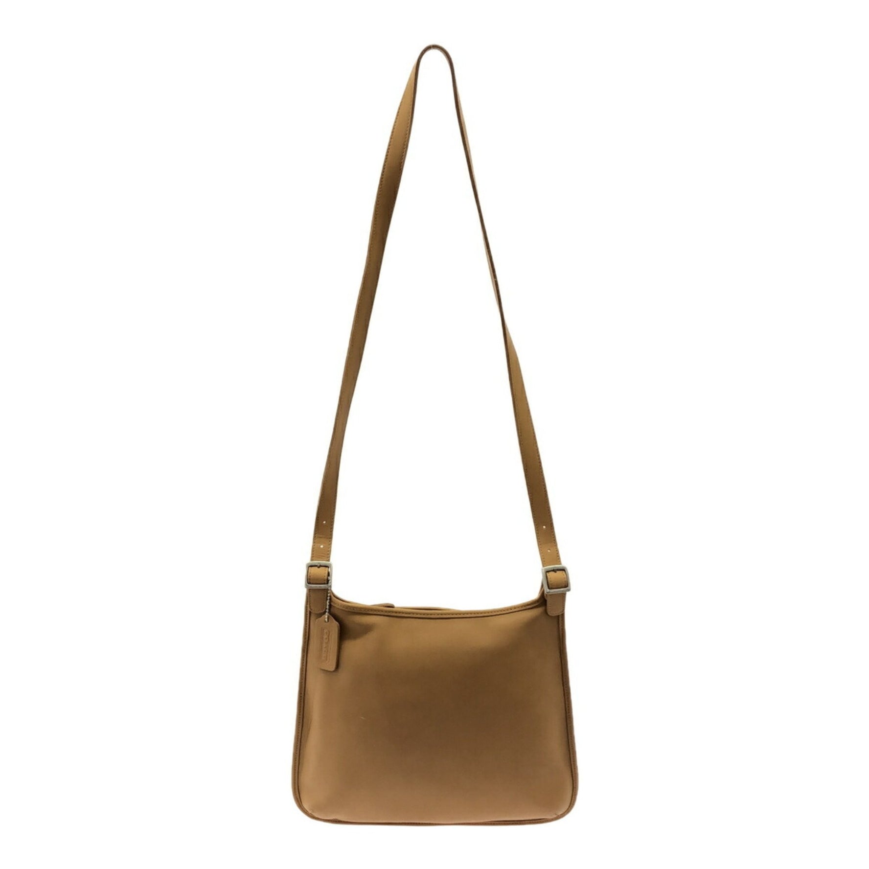 COACH 9146 Leather Square Shoulder Bag, Mikunigaoka Store
