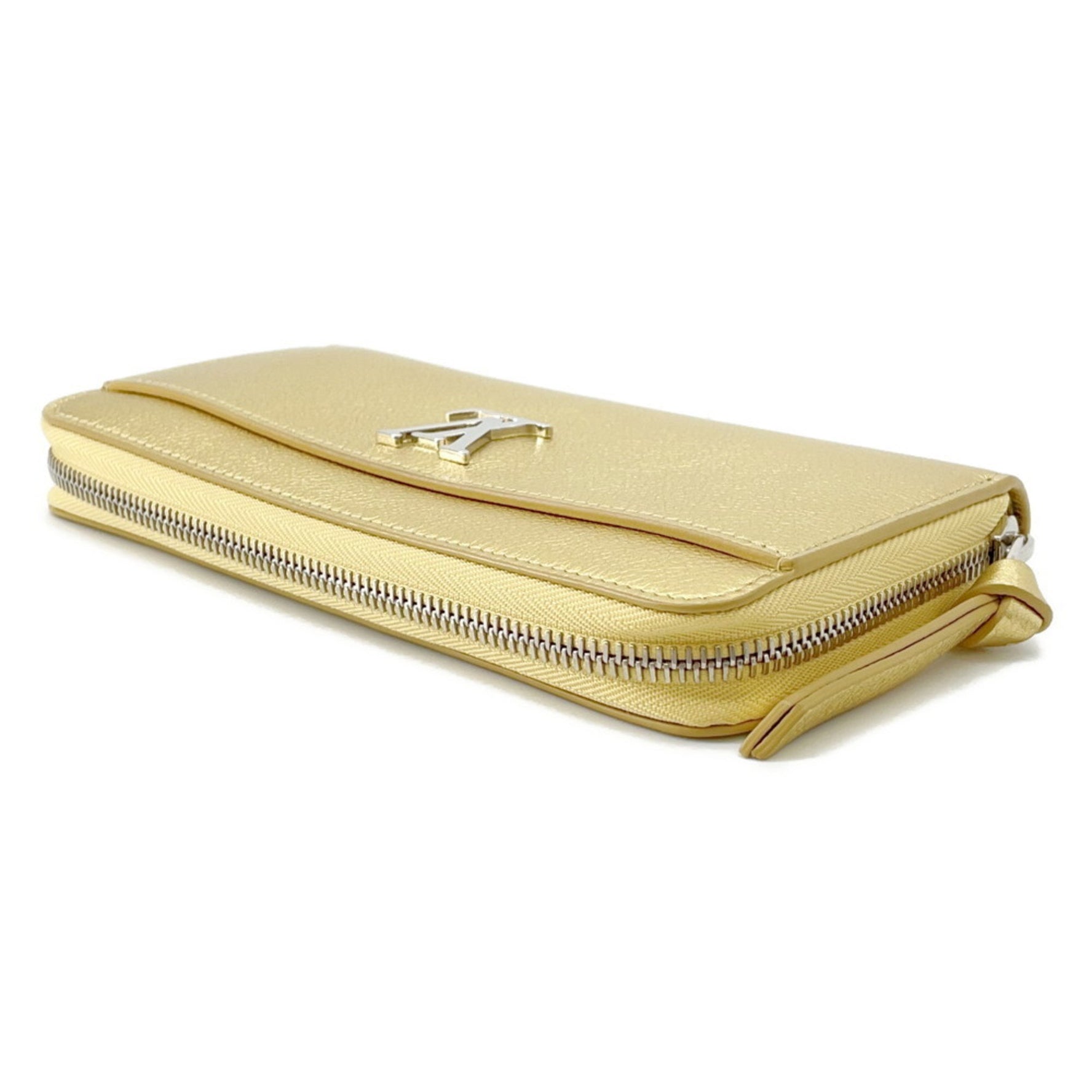 Louis Vuitton Zippy Lockme Calf Leather Long Wallet LOUIS VUITTON