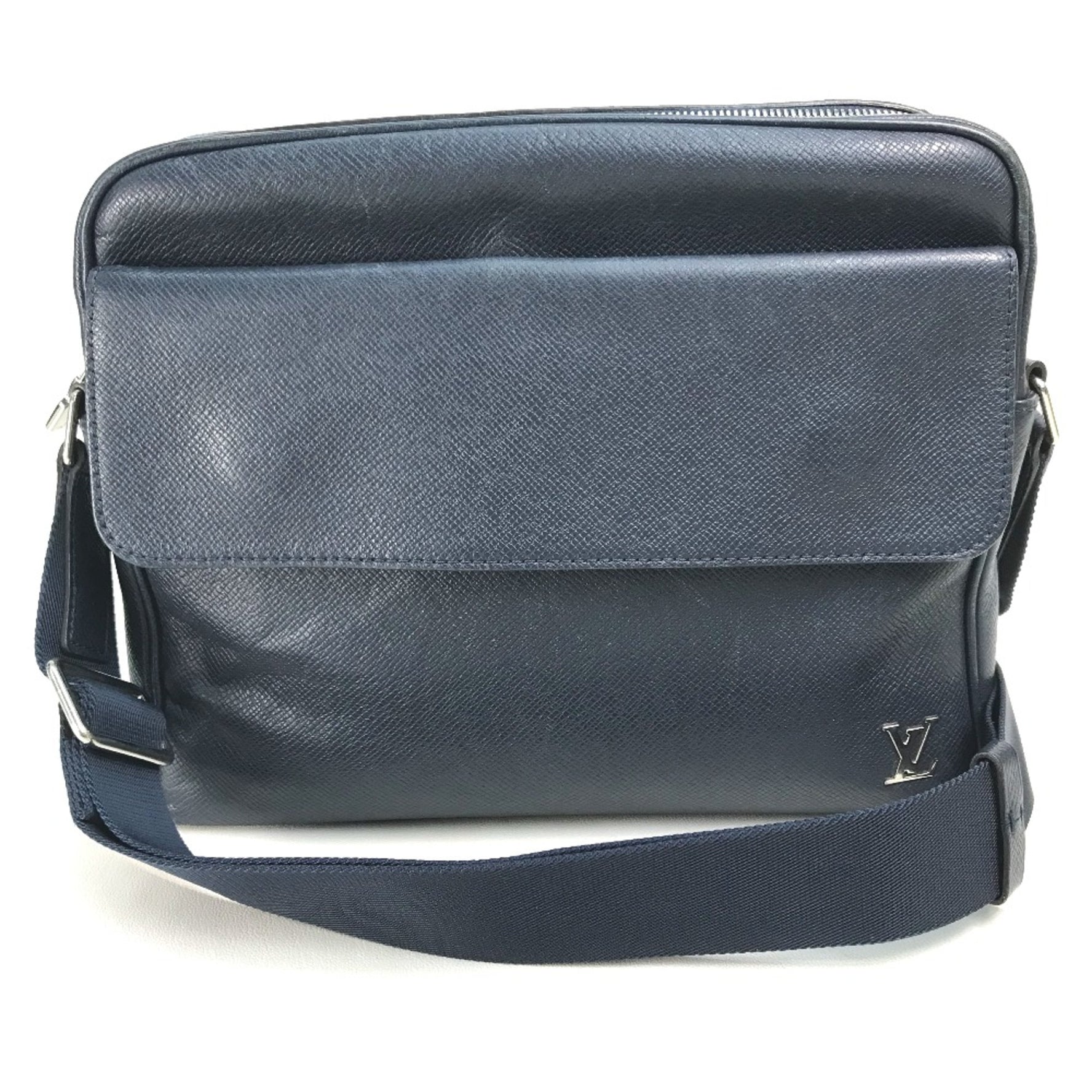 Louis Vuitton Taiga bag messenger bag Shoulder Bag Blue Marine