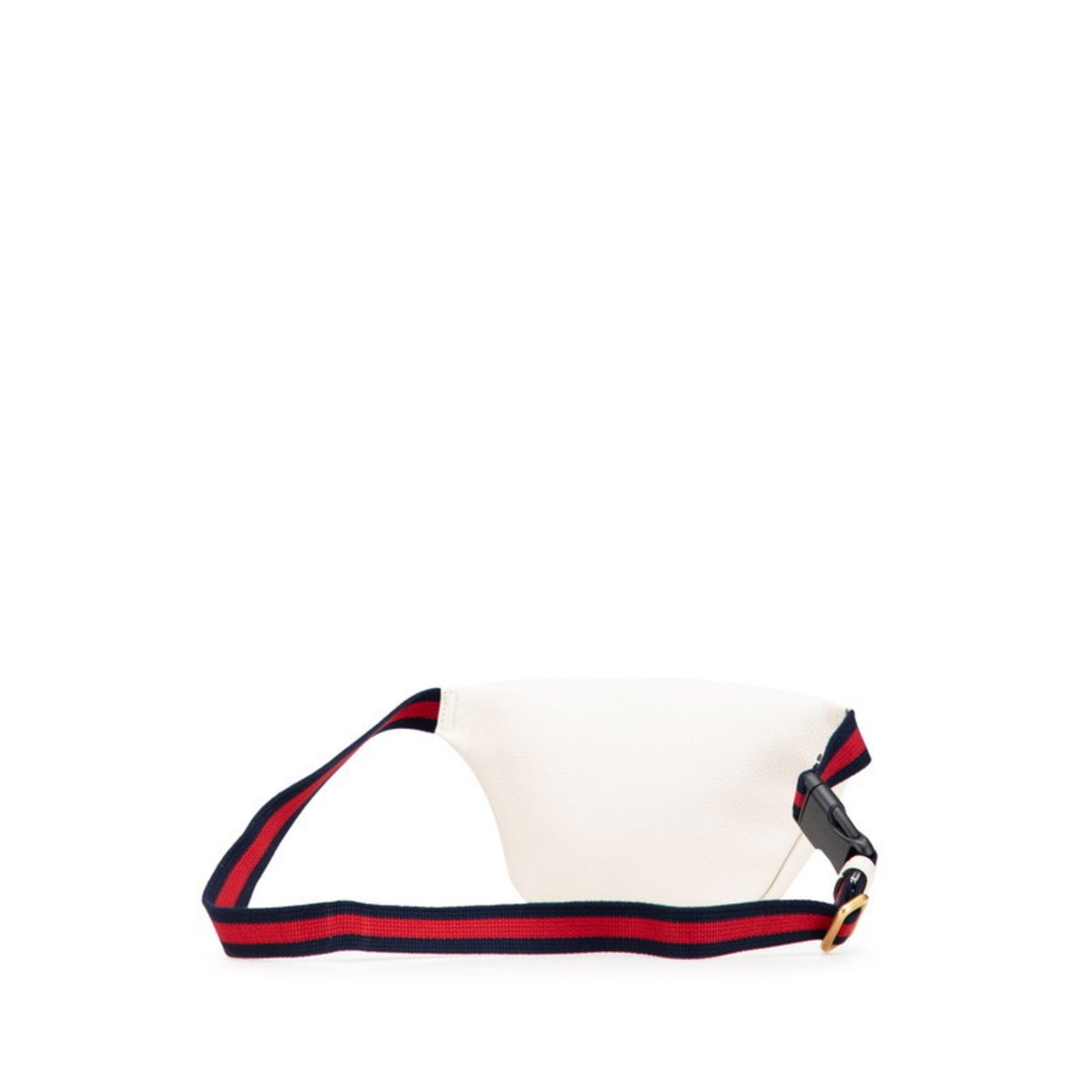 Gucci logo print waist bag/body bag in white and multicolored leather .