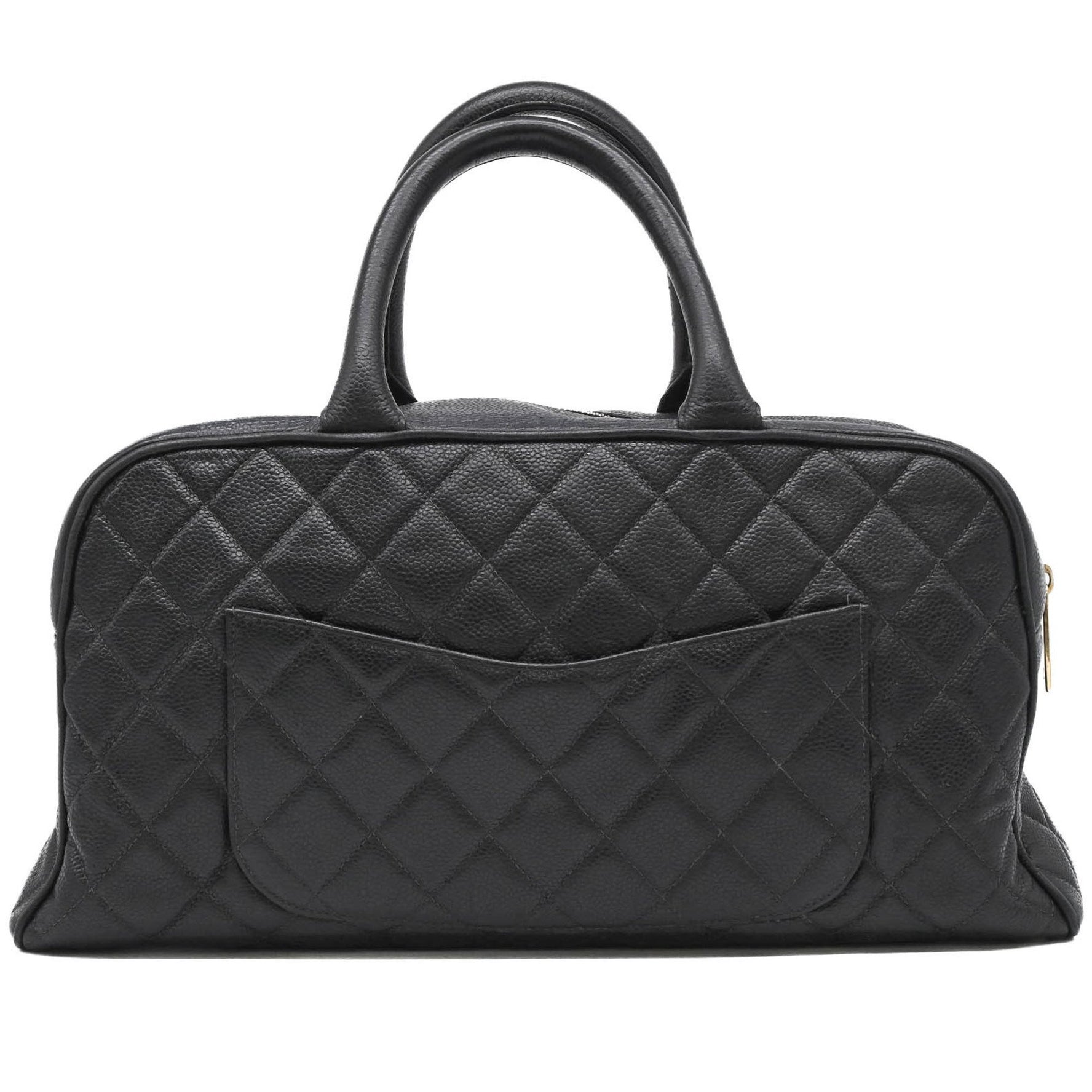 CHANEL Matelasse Caviar Skin Handbag, with Seal