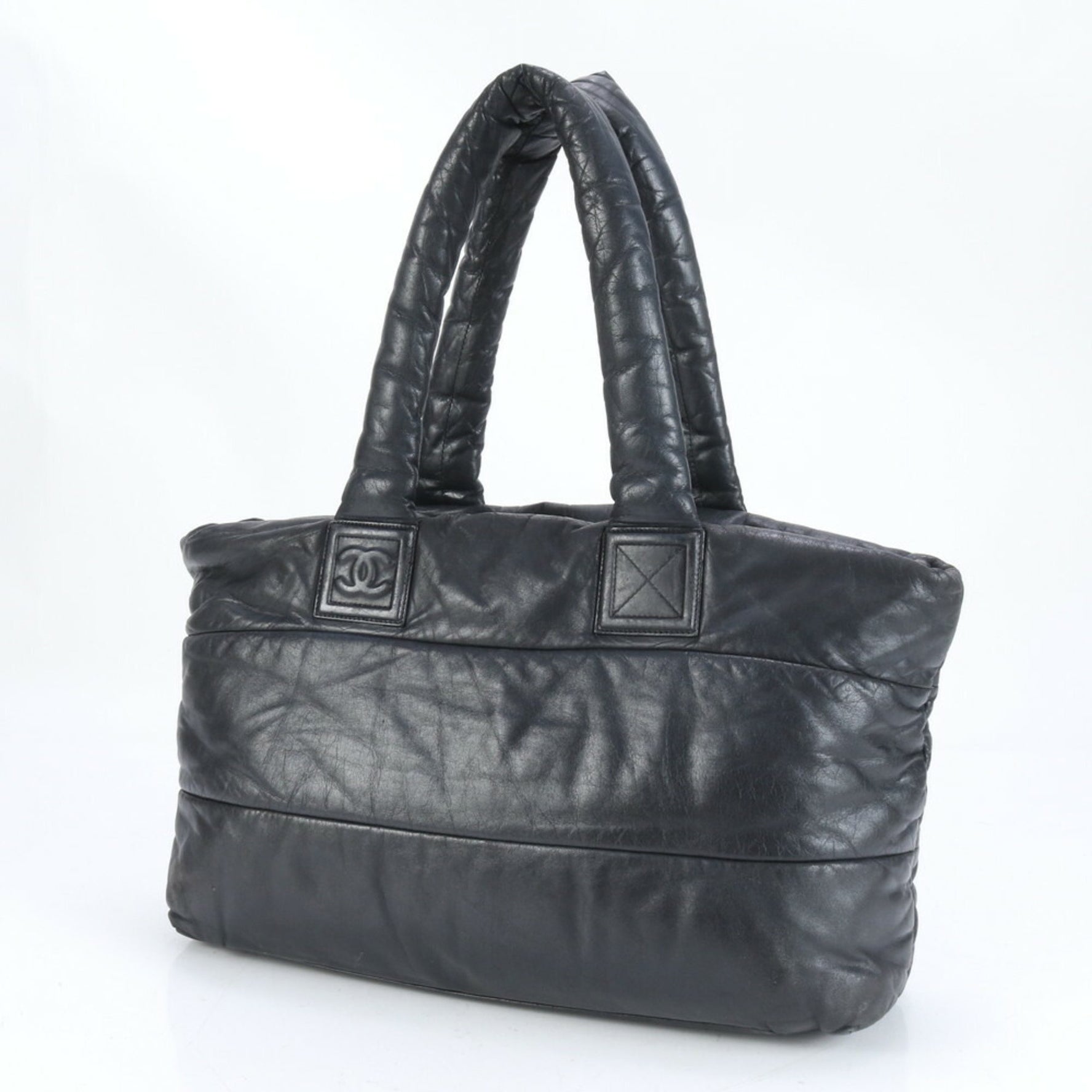 Chanel Coco Cocoon Large Tote Bag with Serial Seal, Lamb Leather Shoulder for Women