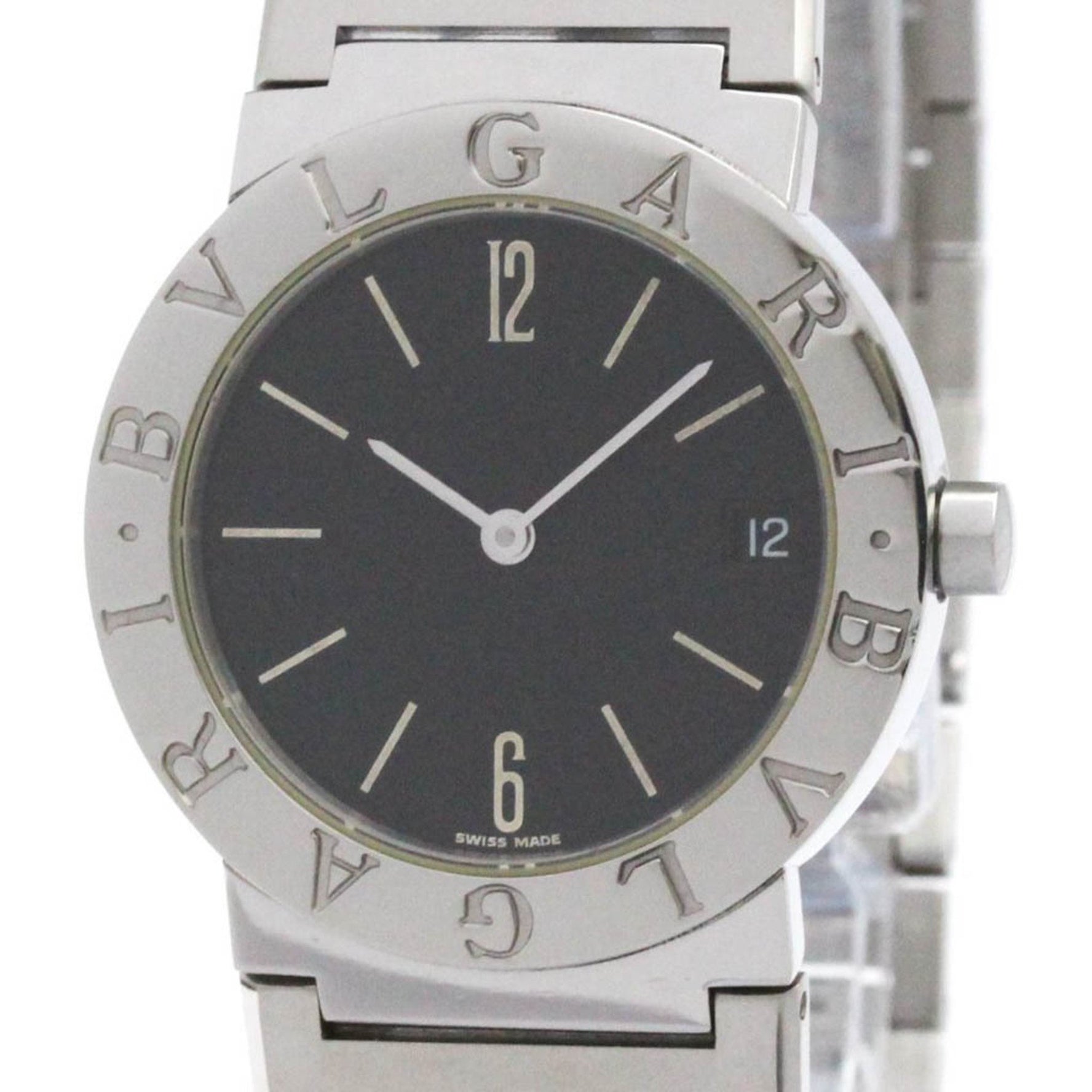 BVLGARI Steel Quartz Watch Polished