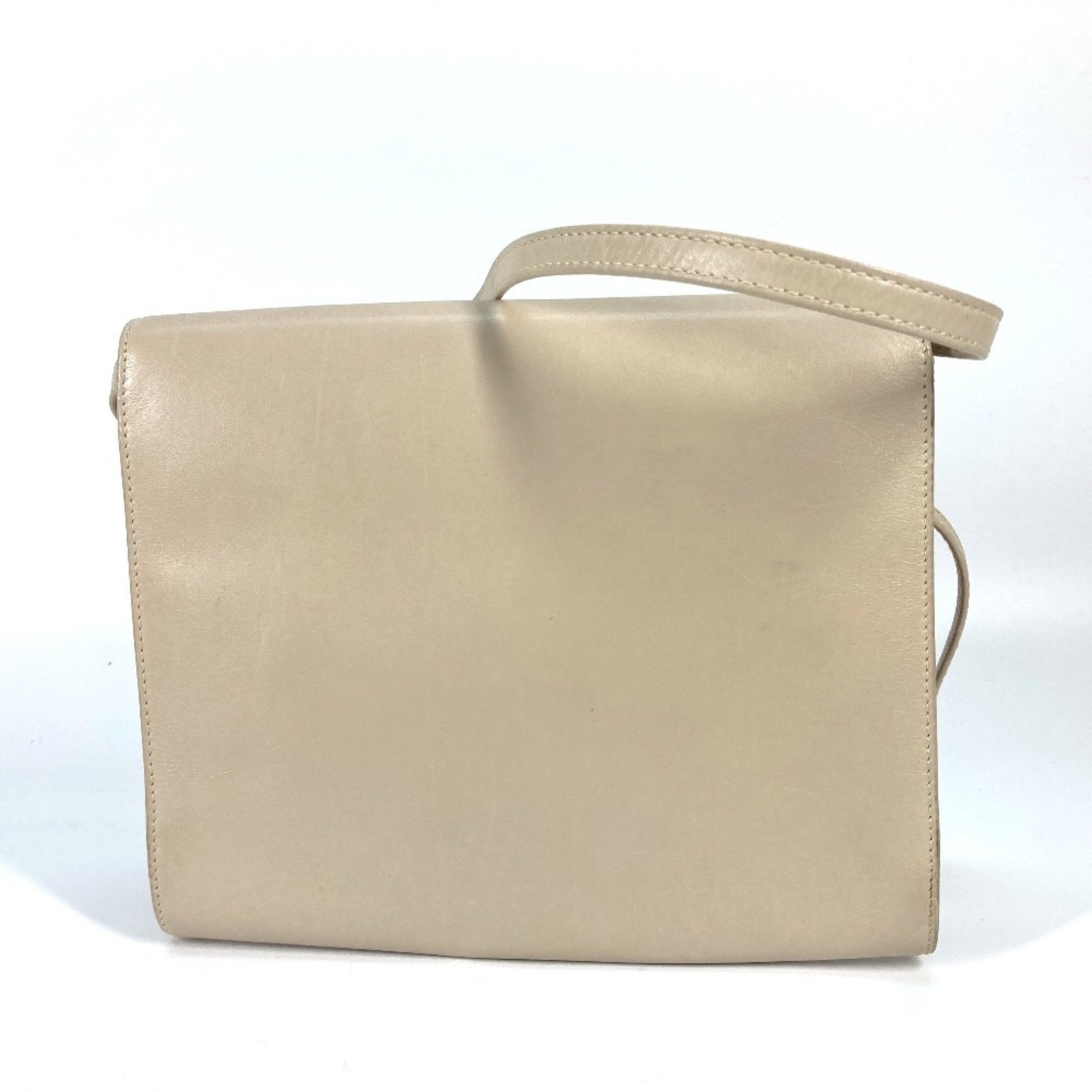 CELINE Triomphe Pochette Vintage Clutch/Shoulder Bag in Leather