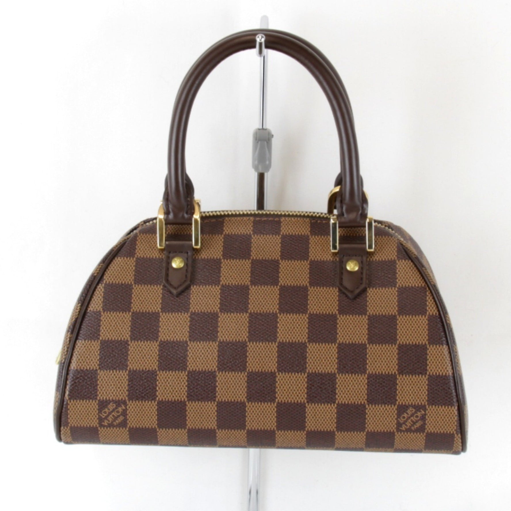 LOUIS VUITTON Louis Vuitton Rivera N41436 Handbag Damier Canvas Brown Women's