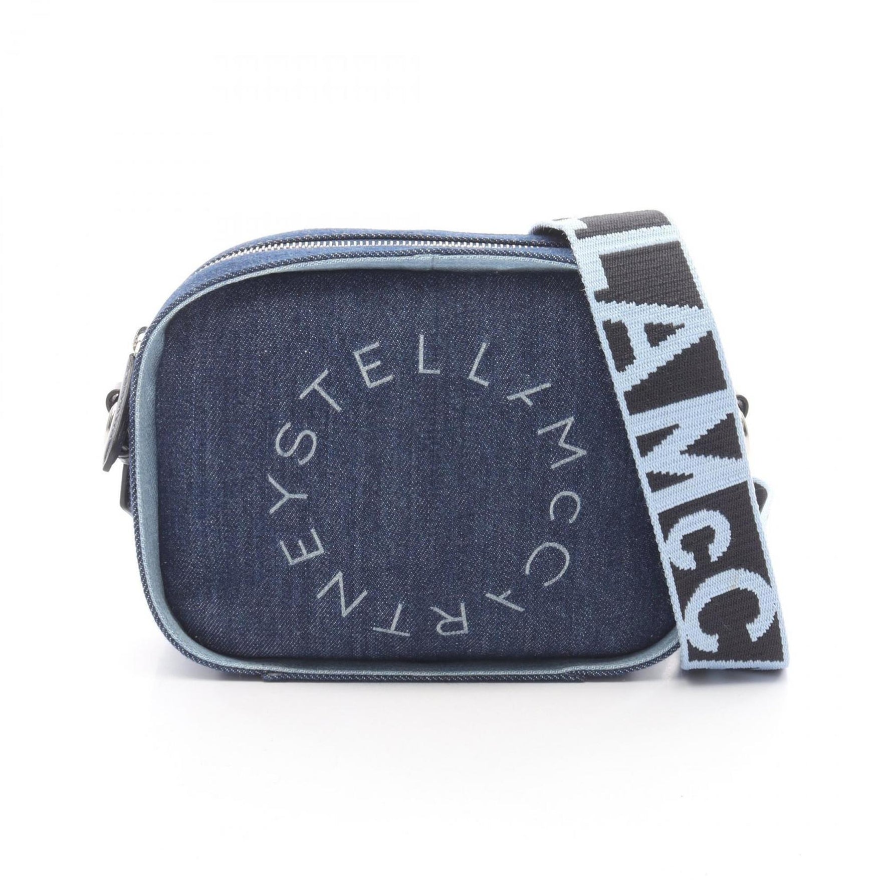 Stella McCartney Logo Shoulder Bag, Denim