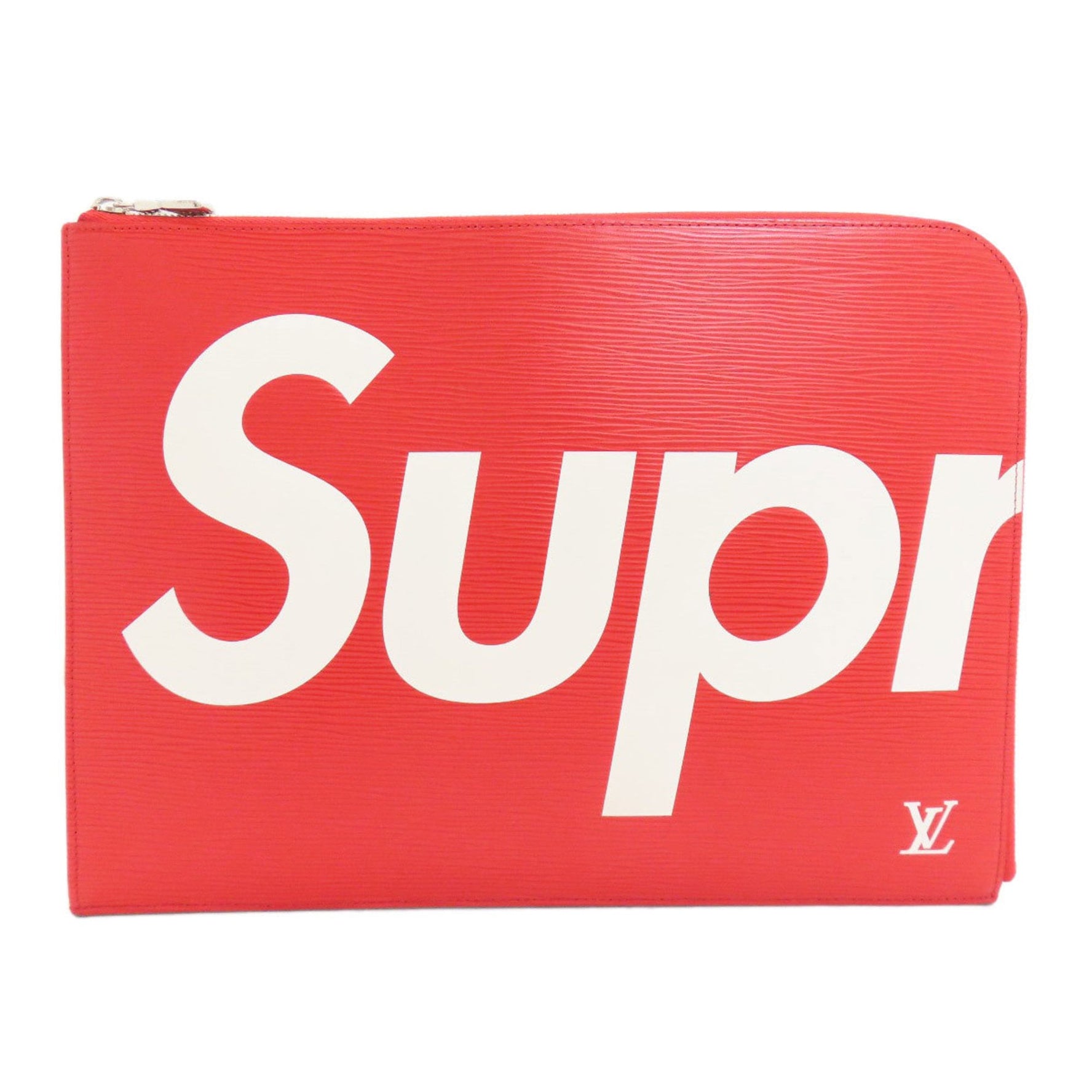 Louis Vuitton Pochette Jour GM Supreme Collaboration Clutch Bag Epi Leather LOUIS VUITTON