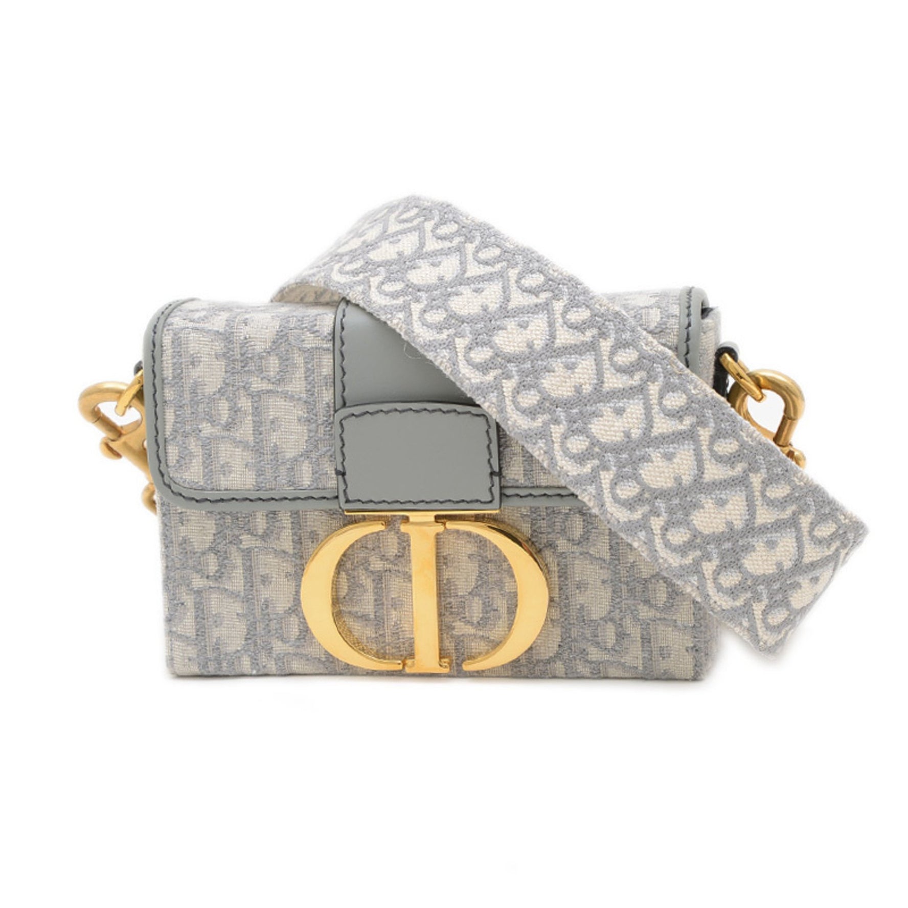Christian Dior Dior 30 Handbag Montaigne Oblique Shoulder Bag Jacquard
